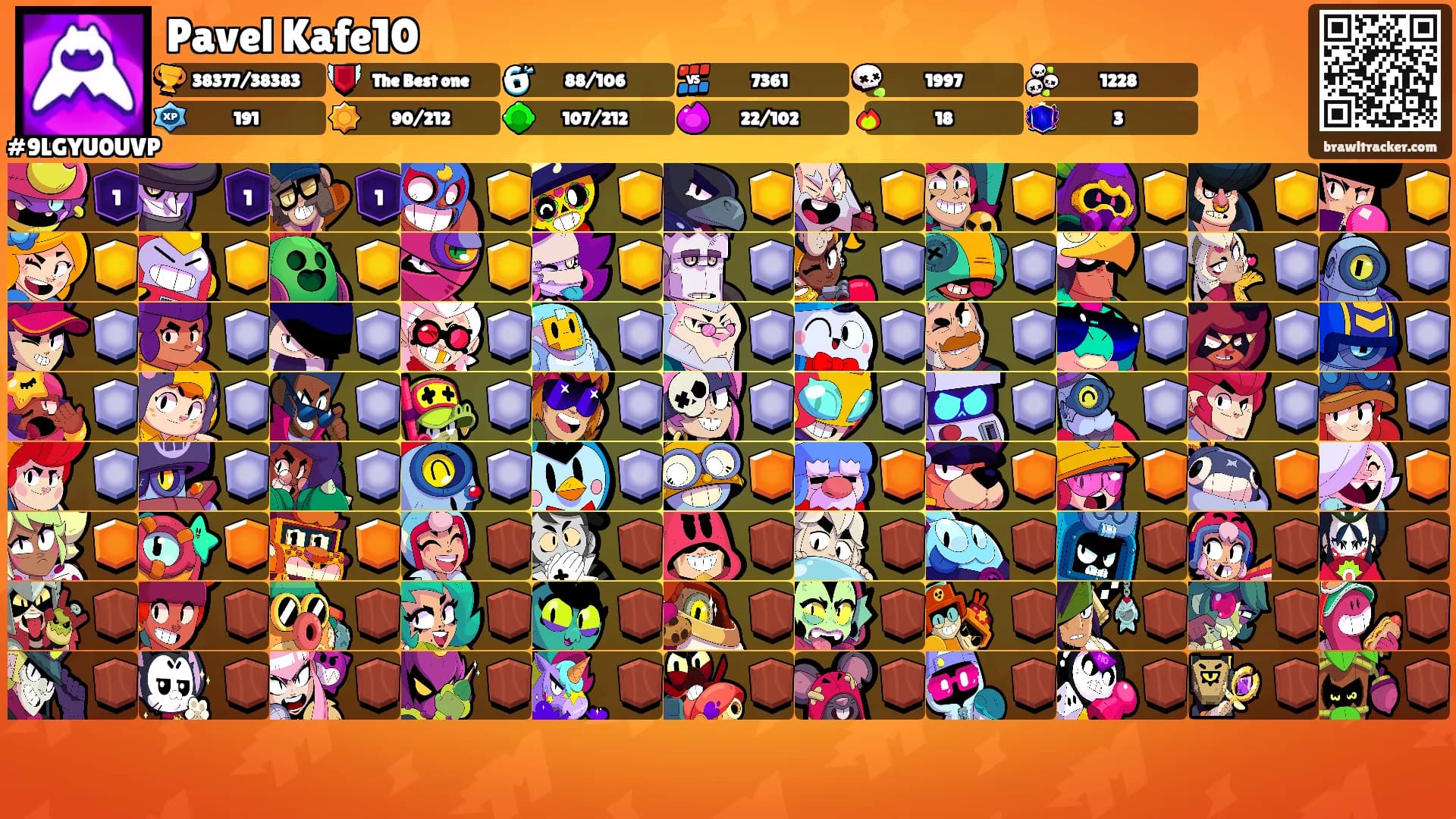 Pavel Kafe10's Ranks