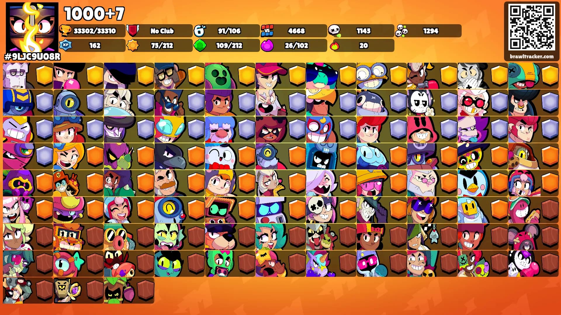 1000+7's Ranks