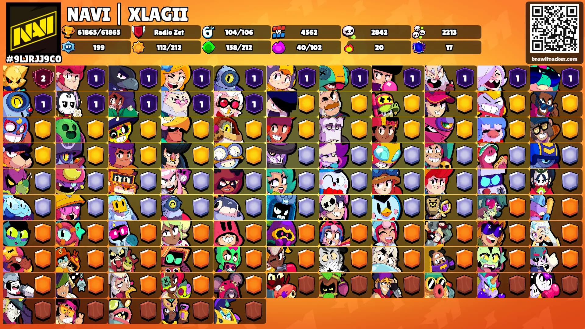 NAVI | XLAGII's Ranks