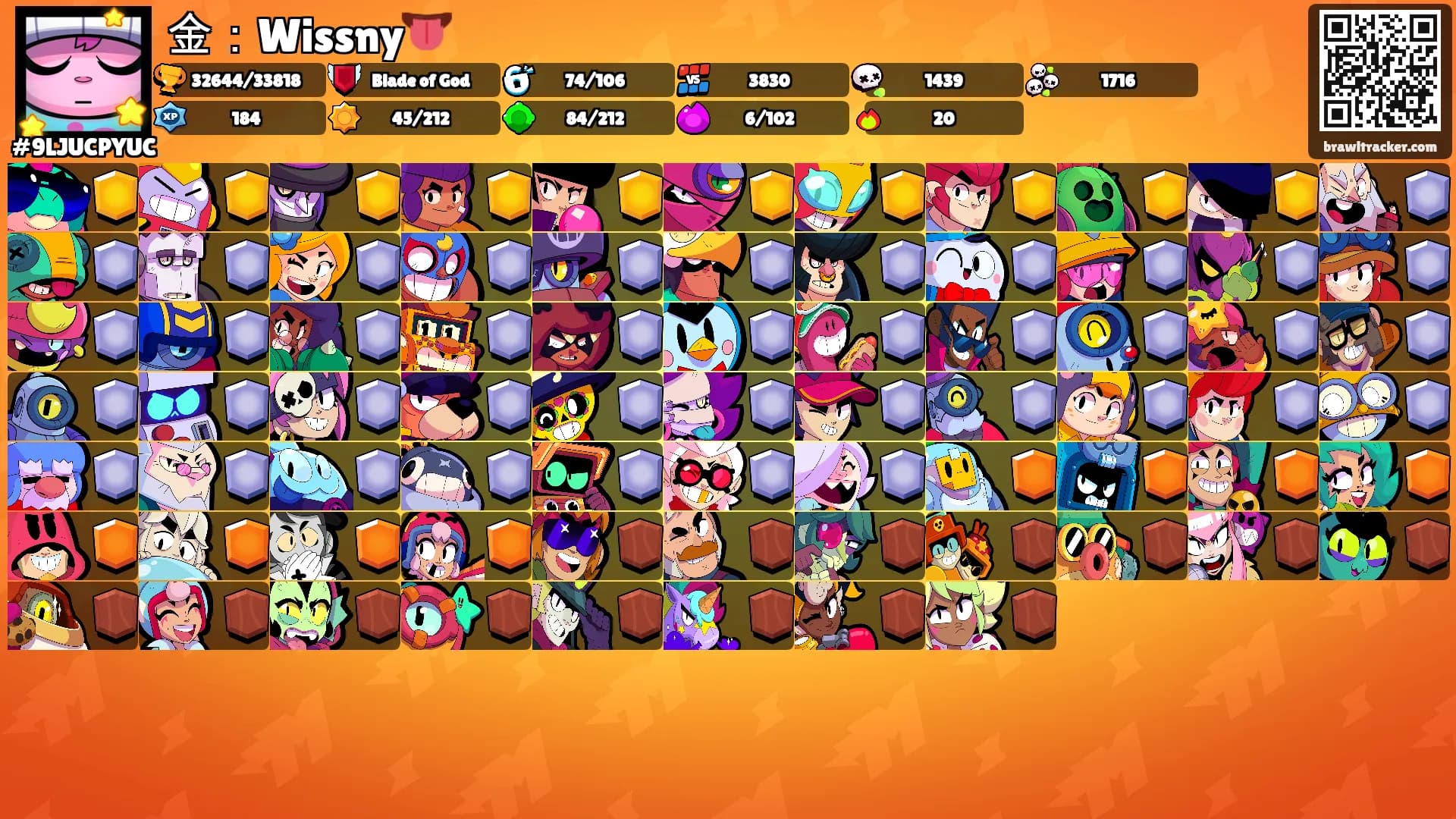 金：Wissny👅's Ranks