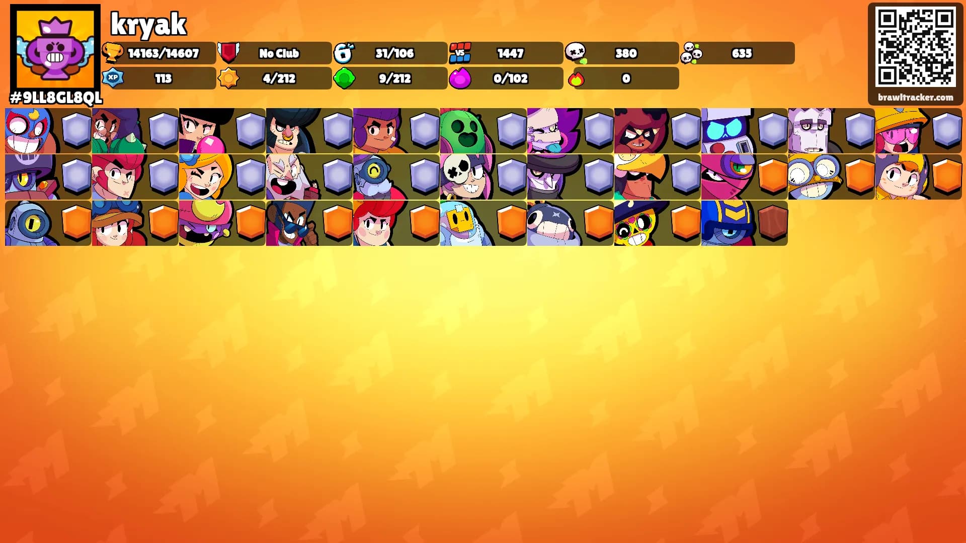 kryak's Ranks