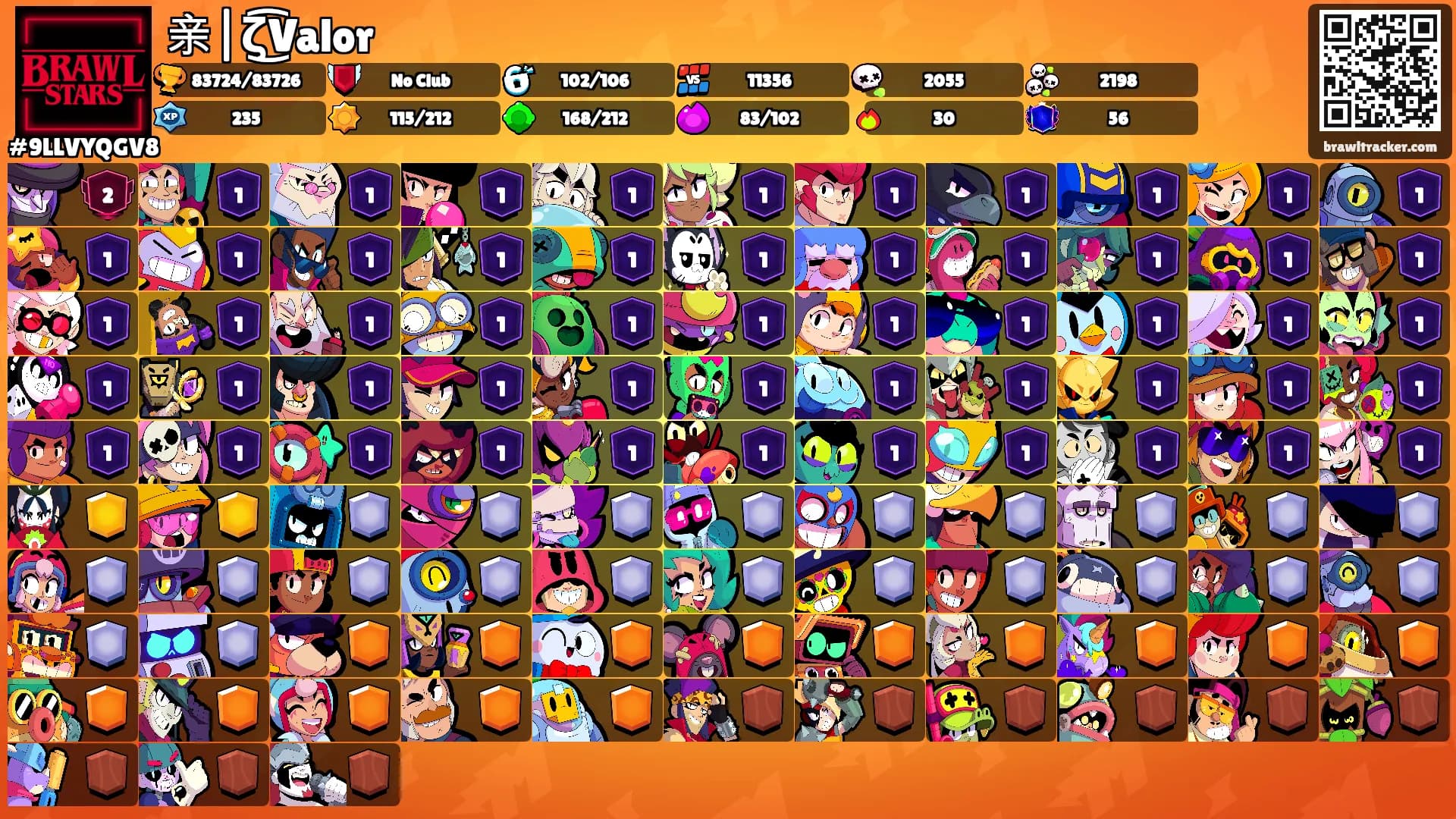 亲|ζ͜͡Valor's Ranks