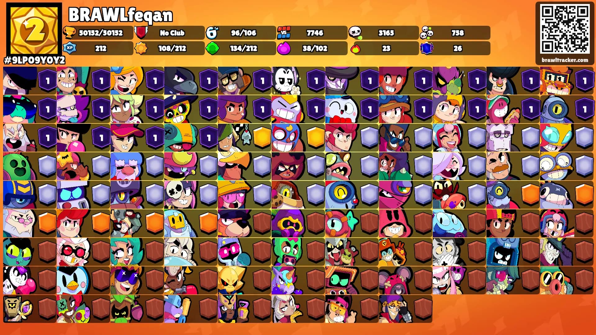 BRAWLfeqan's Ranks