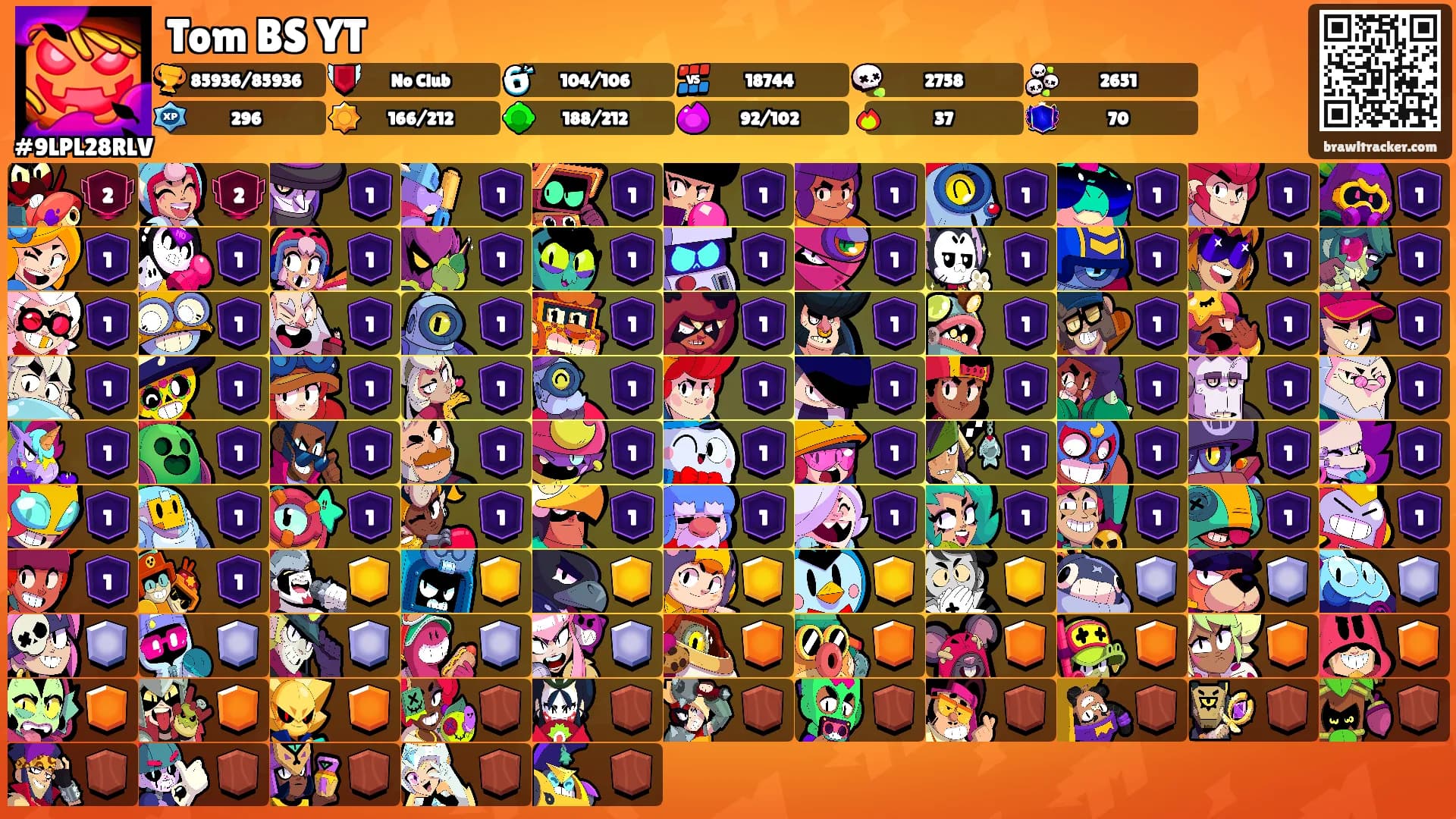 Tom BS YT's Ranks