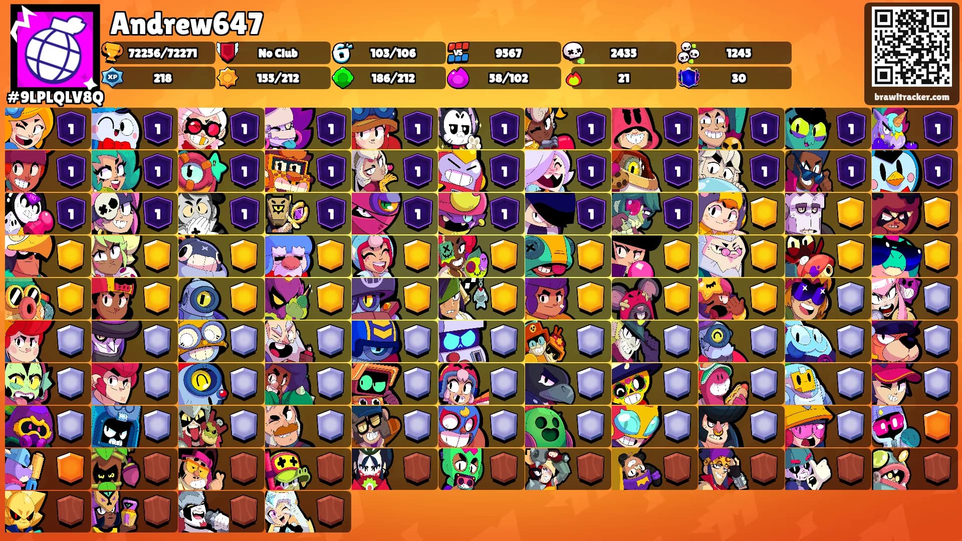 Andrew647's Ranks