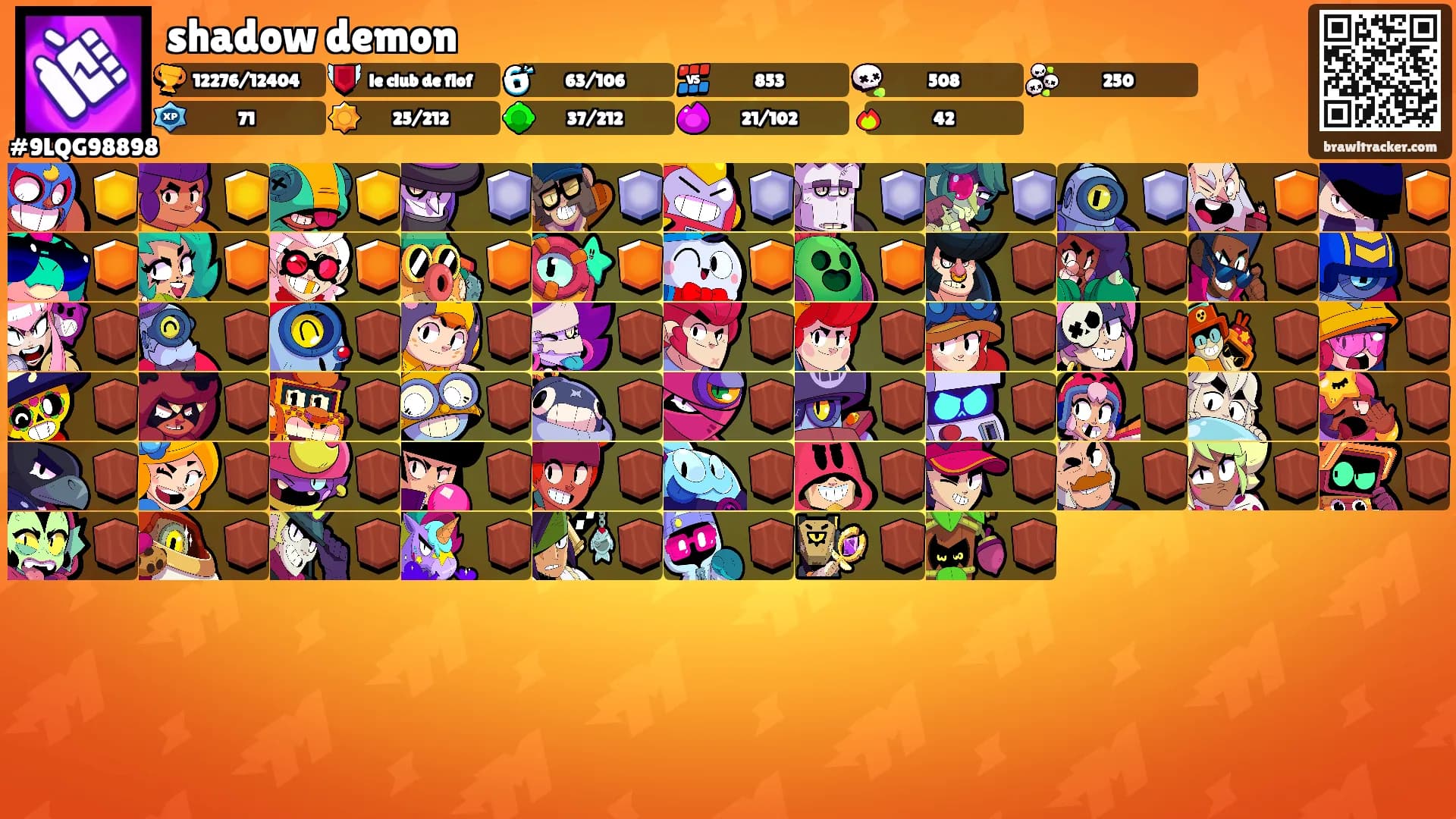 shadow demon's Ranks
