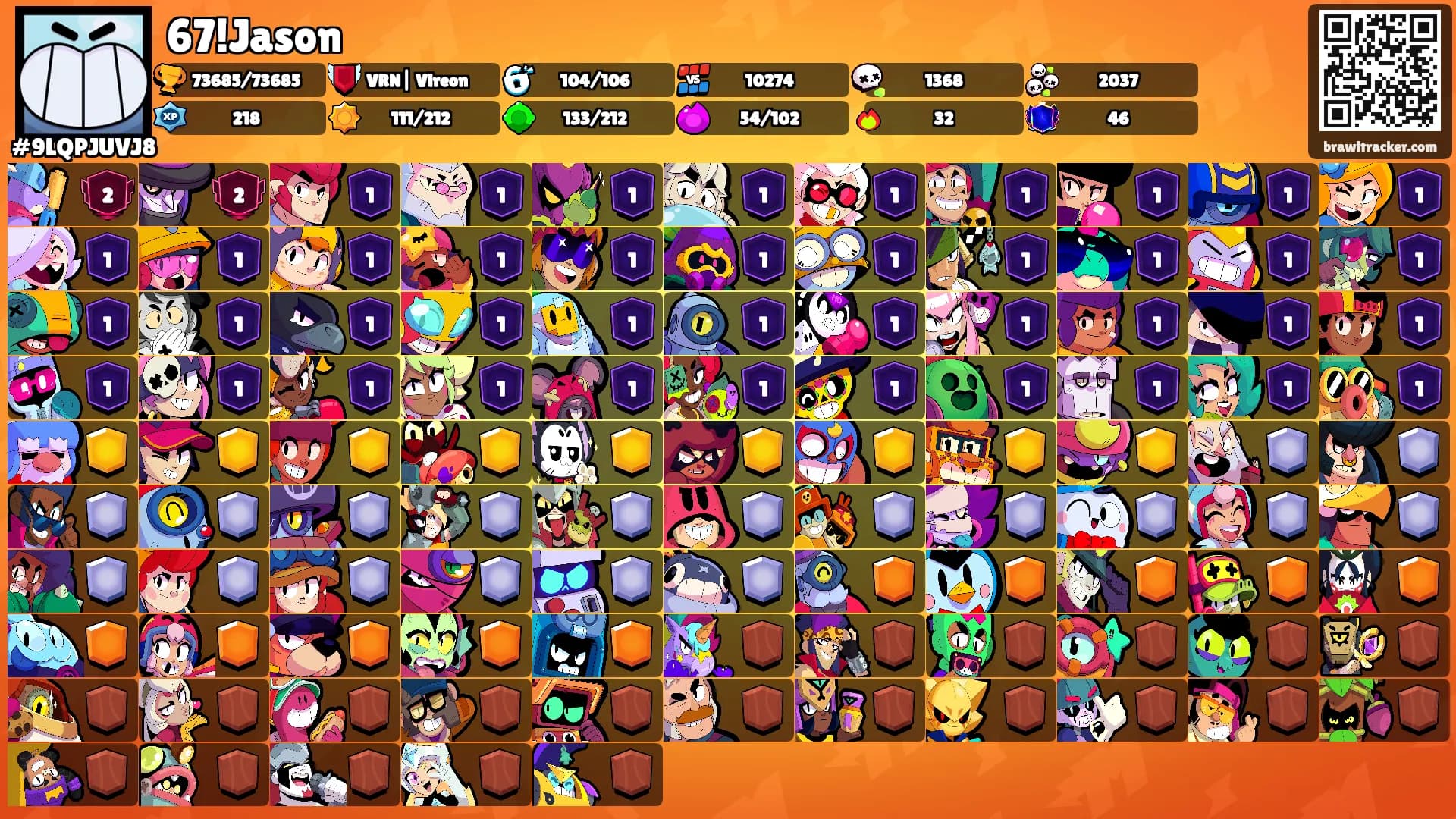 67!Jason's Ranks