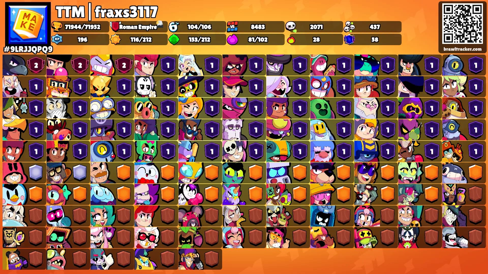 TTM|fraxs3117's Ranks