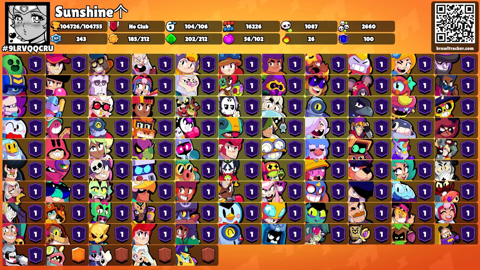 Sunshine个's Ranks