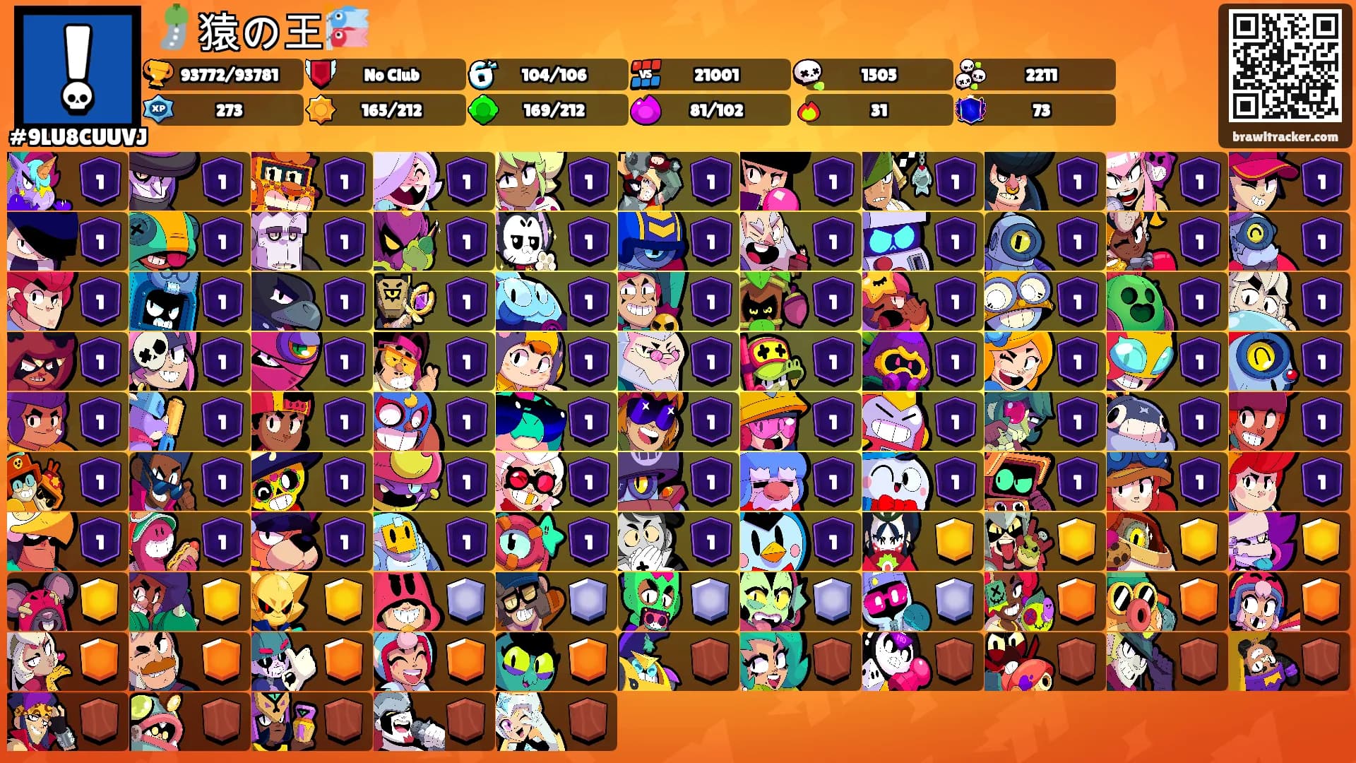 🎐猿の王🎏's Ranks