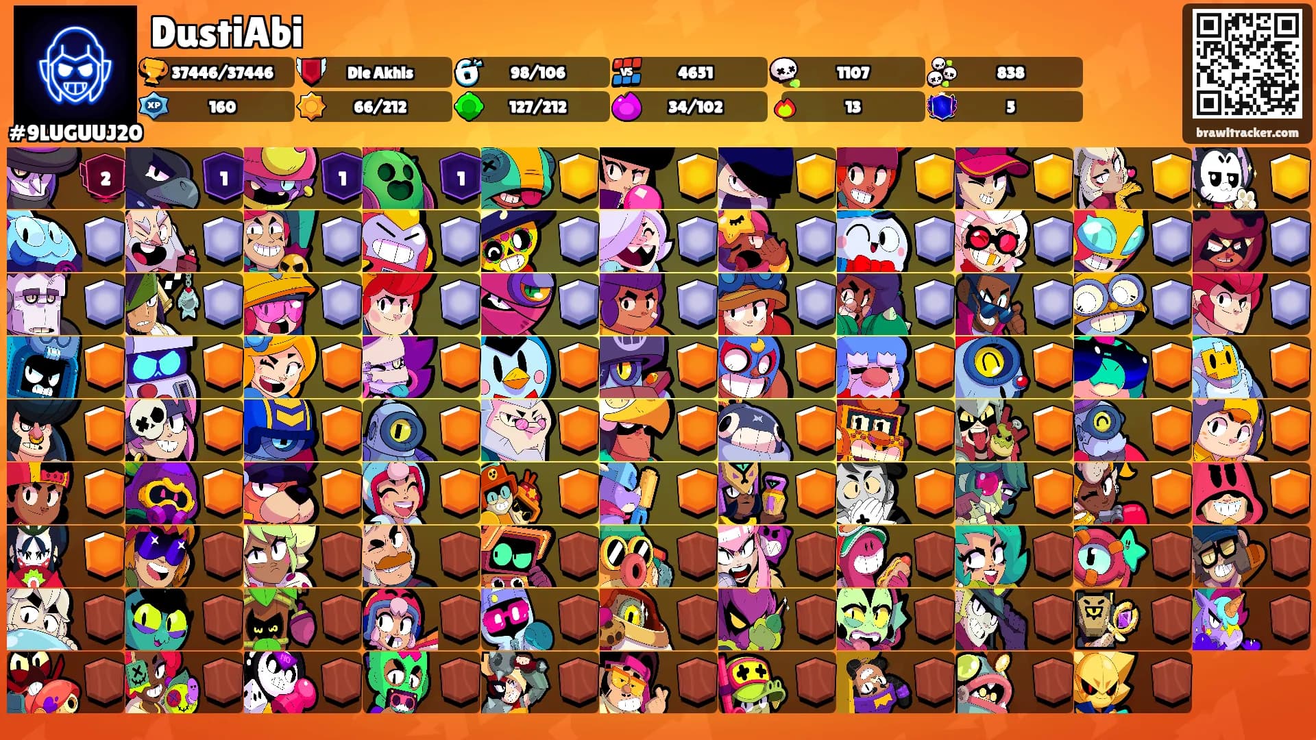 DustiAbi's Ranks