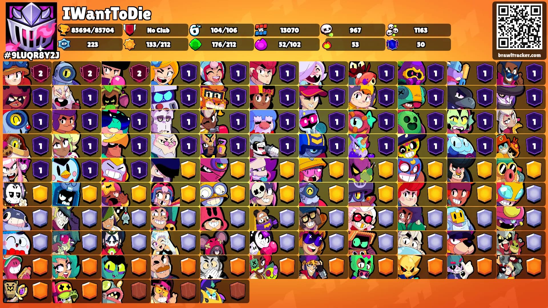 IWantToDie's Ranks