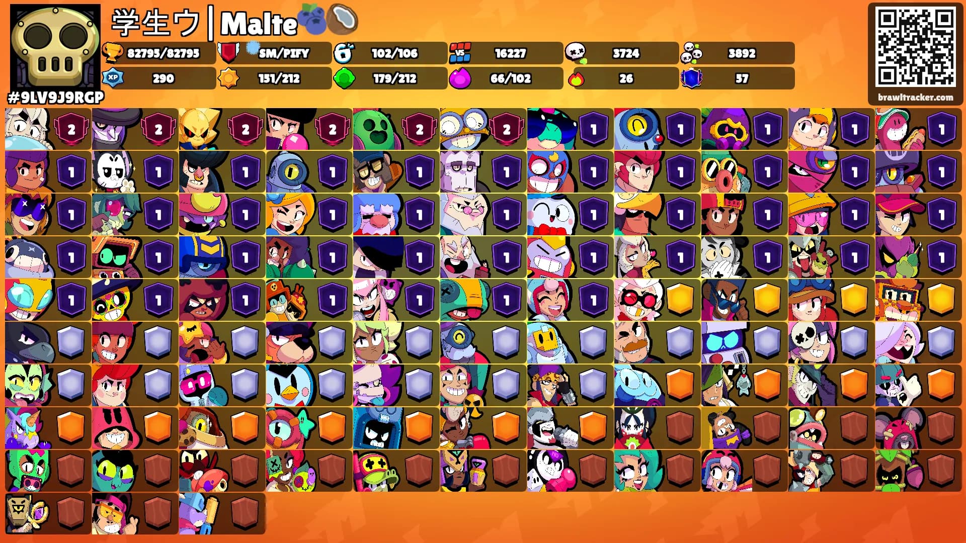 学生ウ|Malte🫐🥥's Ranks