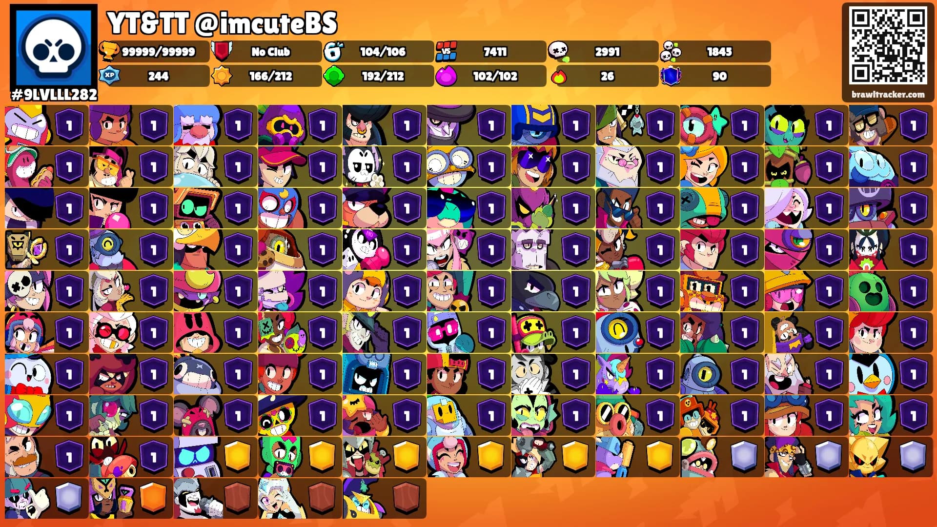 YT&TT @imcuteBS's Ranks