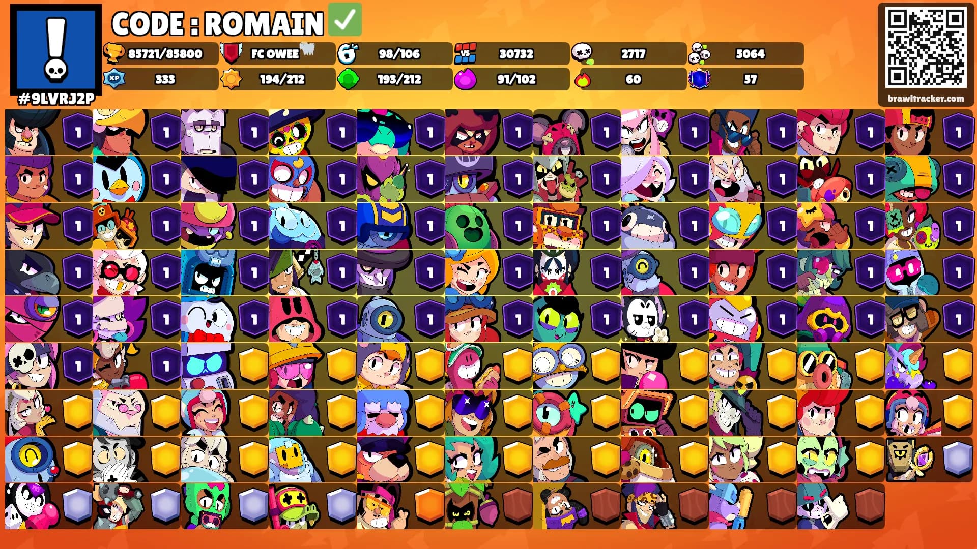 CODE : ROMAIN ✅'s Ranks