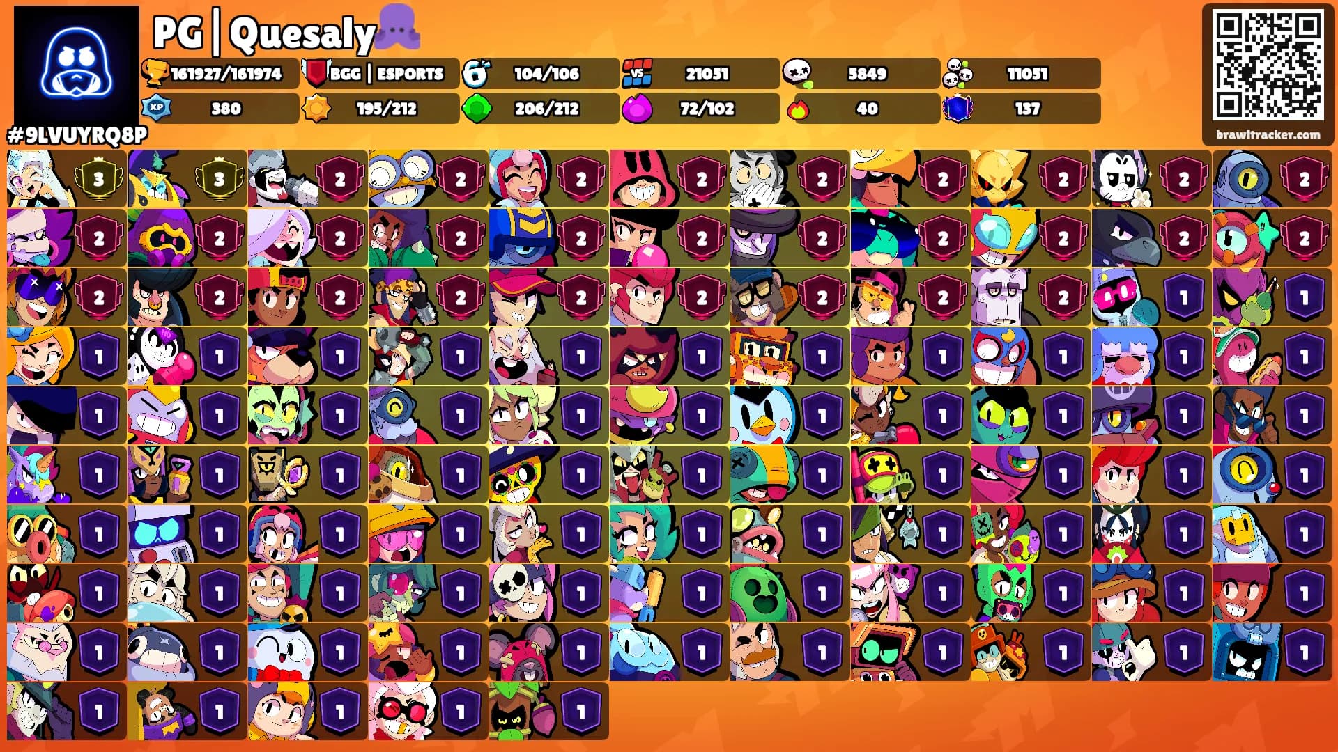 PG|Quesaly🐙's Ranks