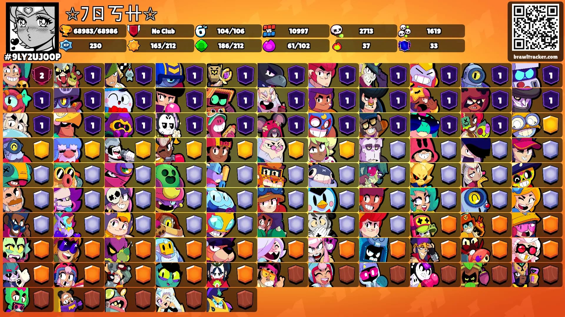☆ﾌㄖ丂卄☆'s Ranks