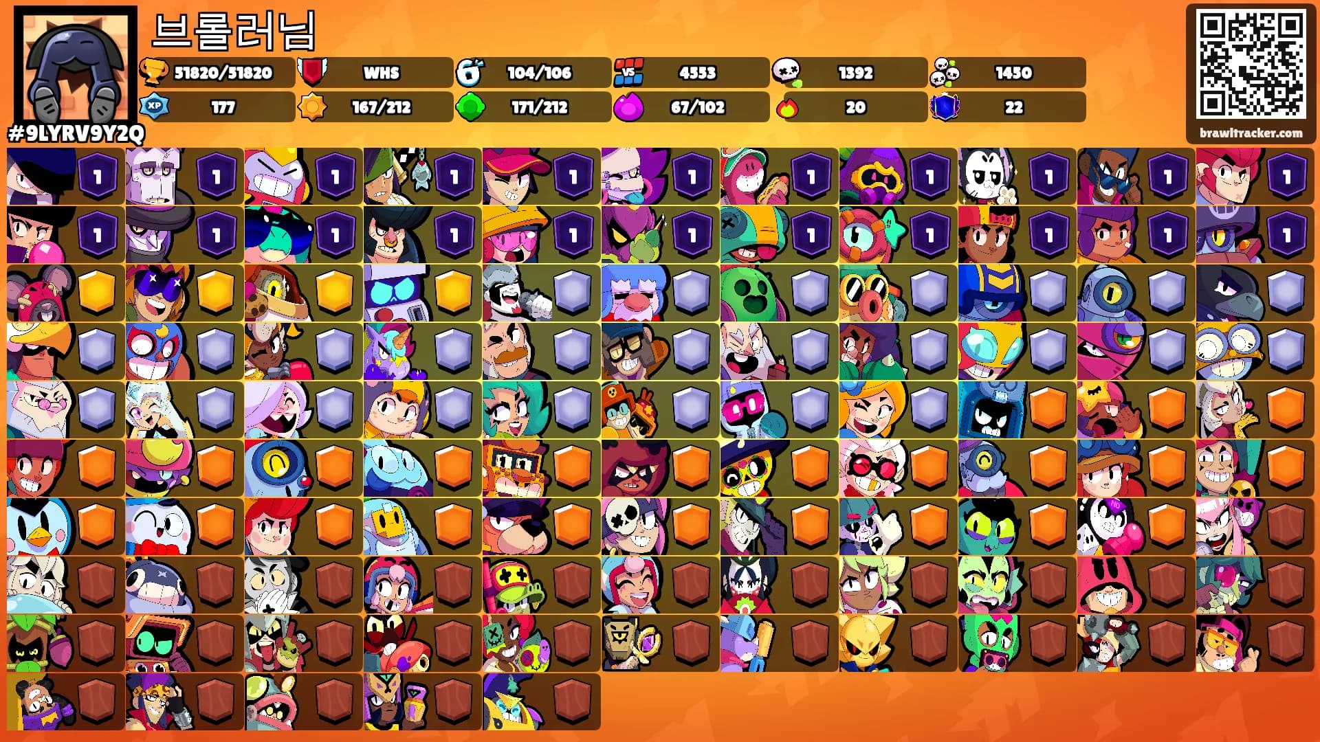 브롤러님's Ranks