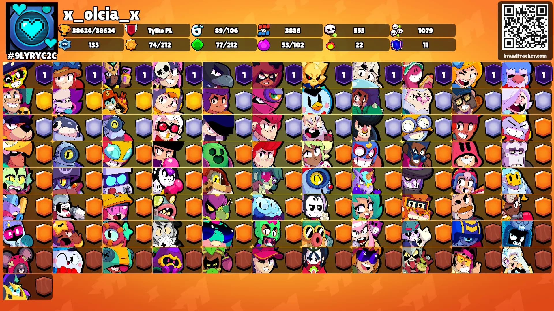 x_olcia_x's Ranks