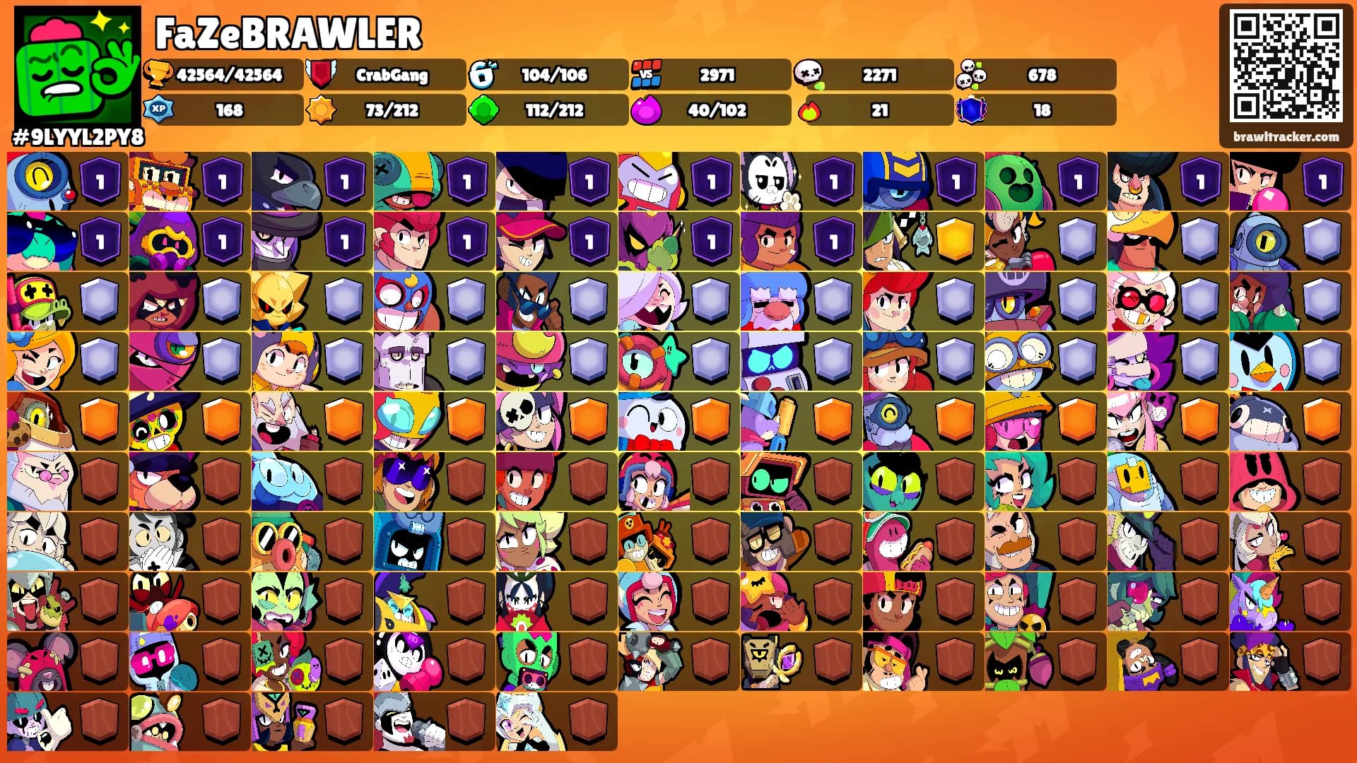 FaZeBRAWLER's Ranks