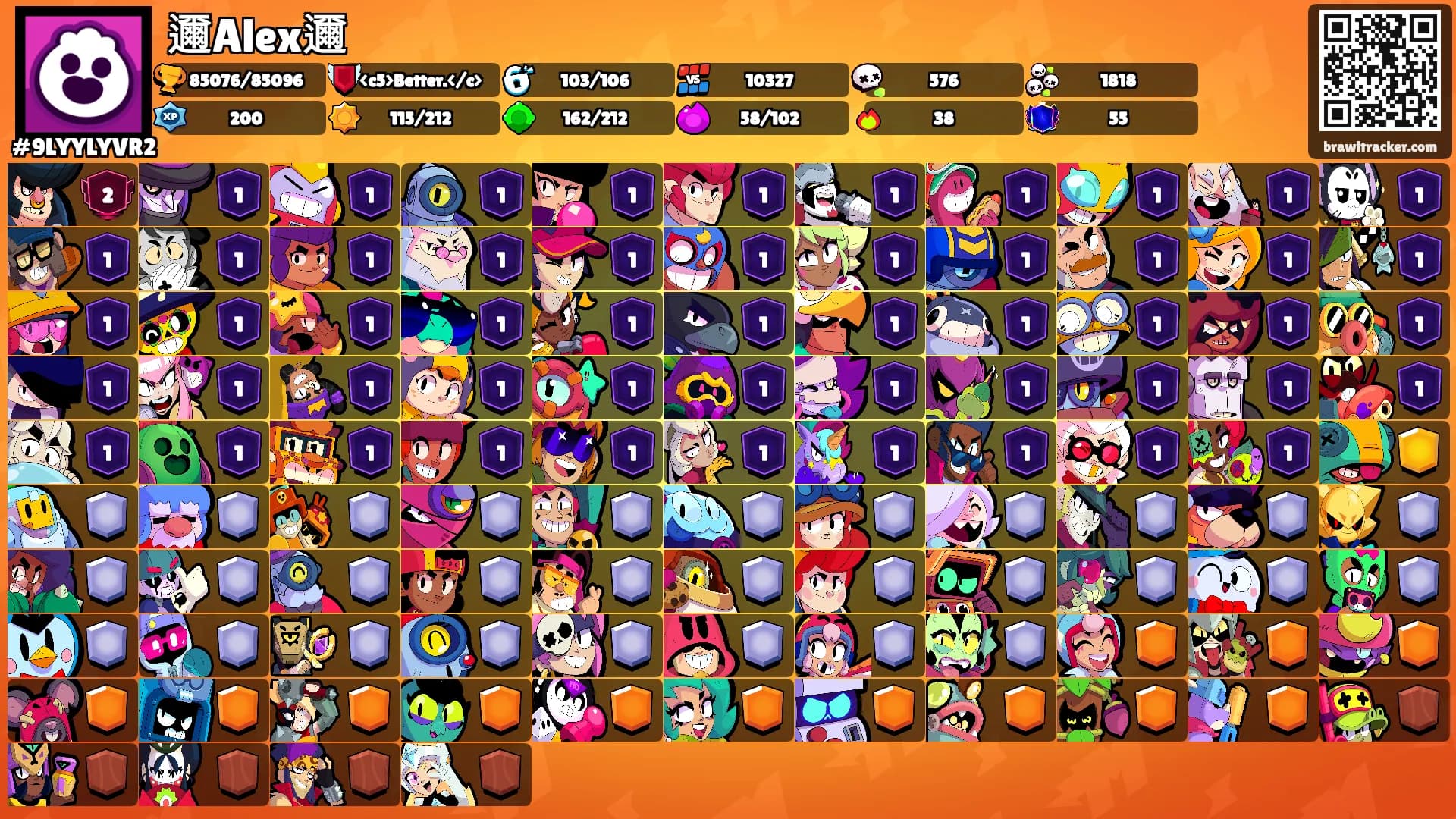 邇Alex邇's Ranks