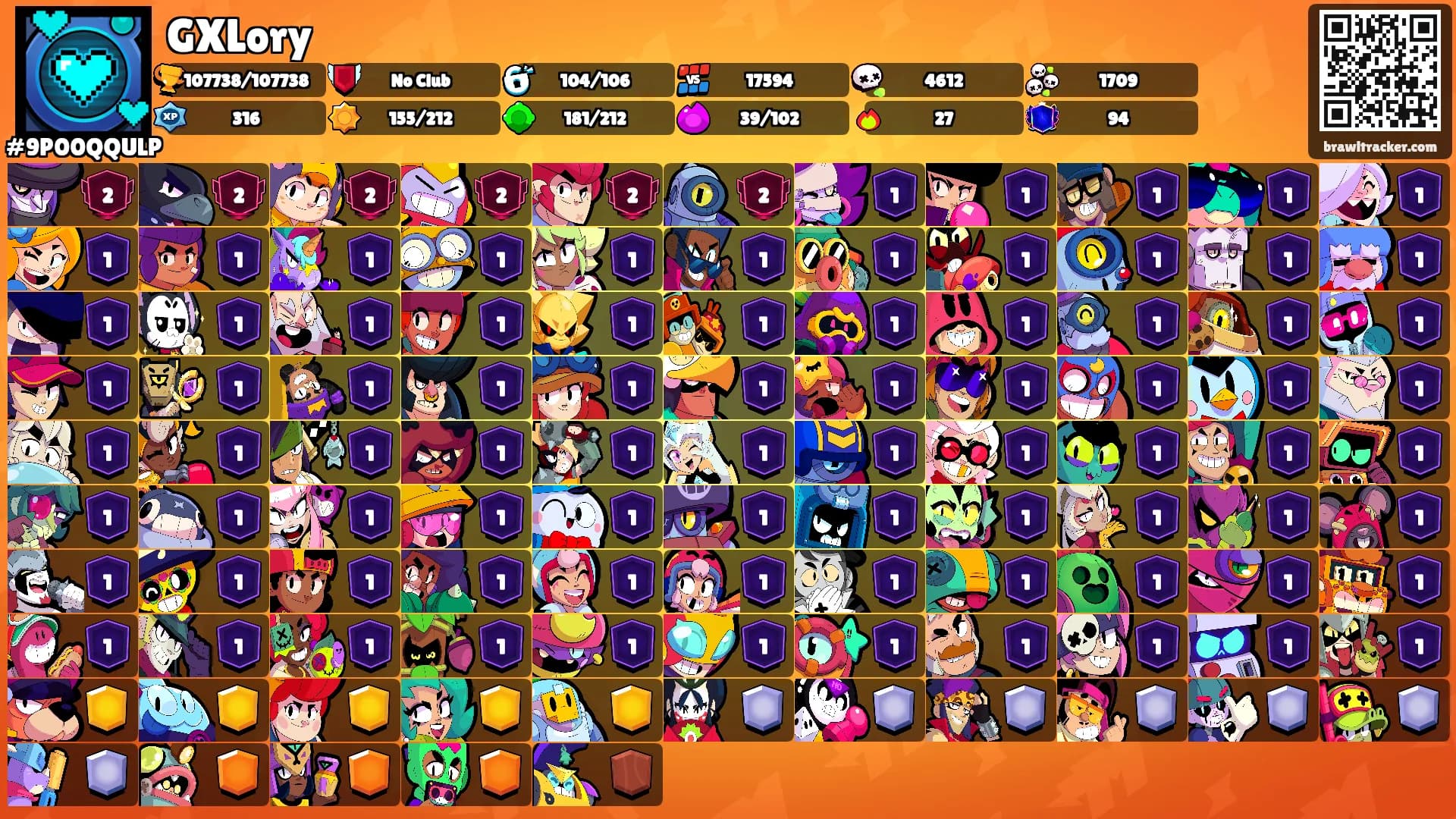 GXLory's Ranks