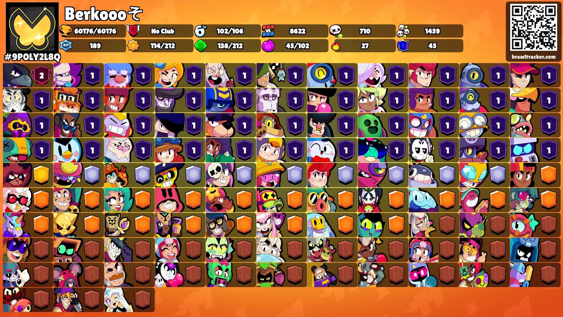 Berkoooそ's Ranks