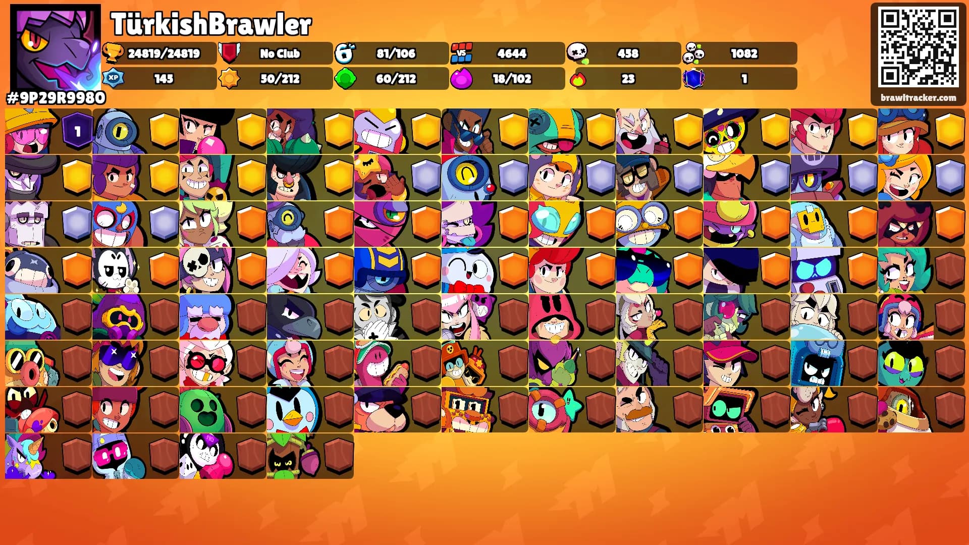 TürkishBrawler's Ranks