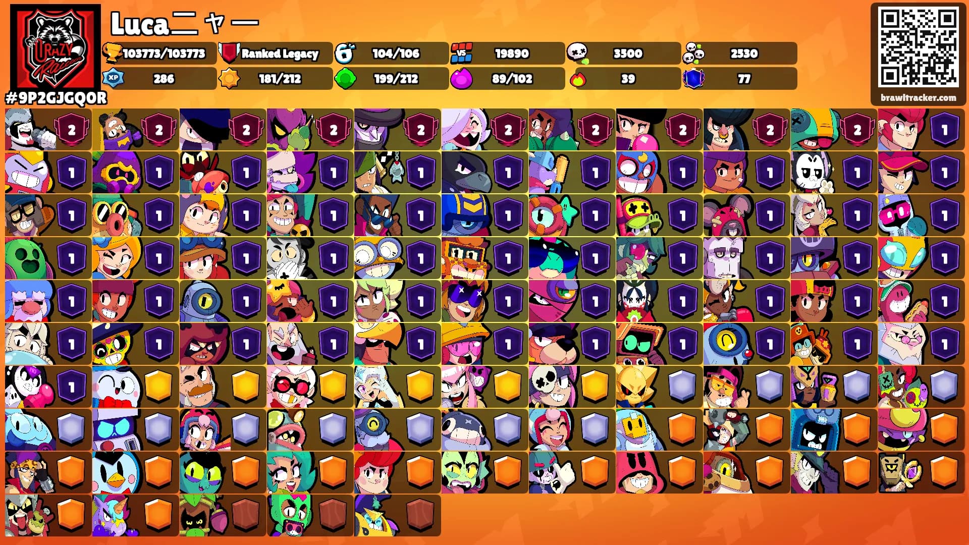 Lucaニャー's Ranks