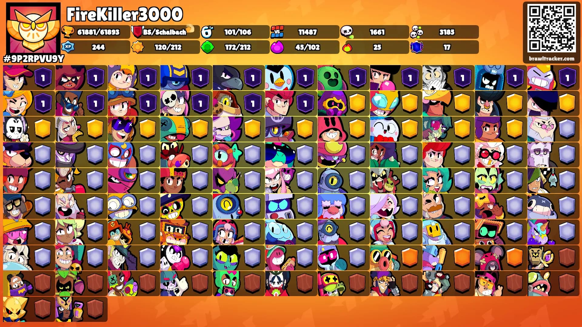 FireKiller3000's Ranks