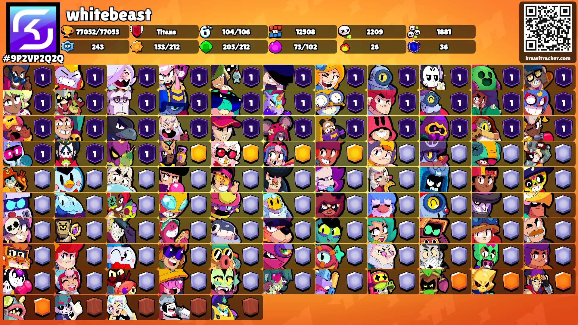 whitebeast's Ranks