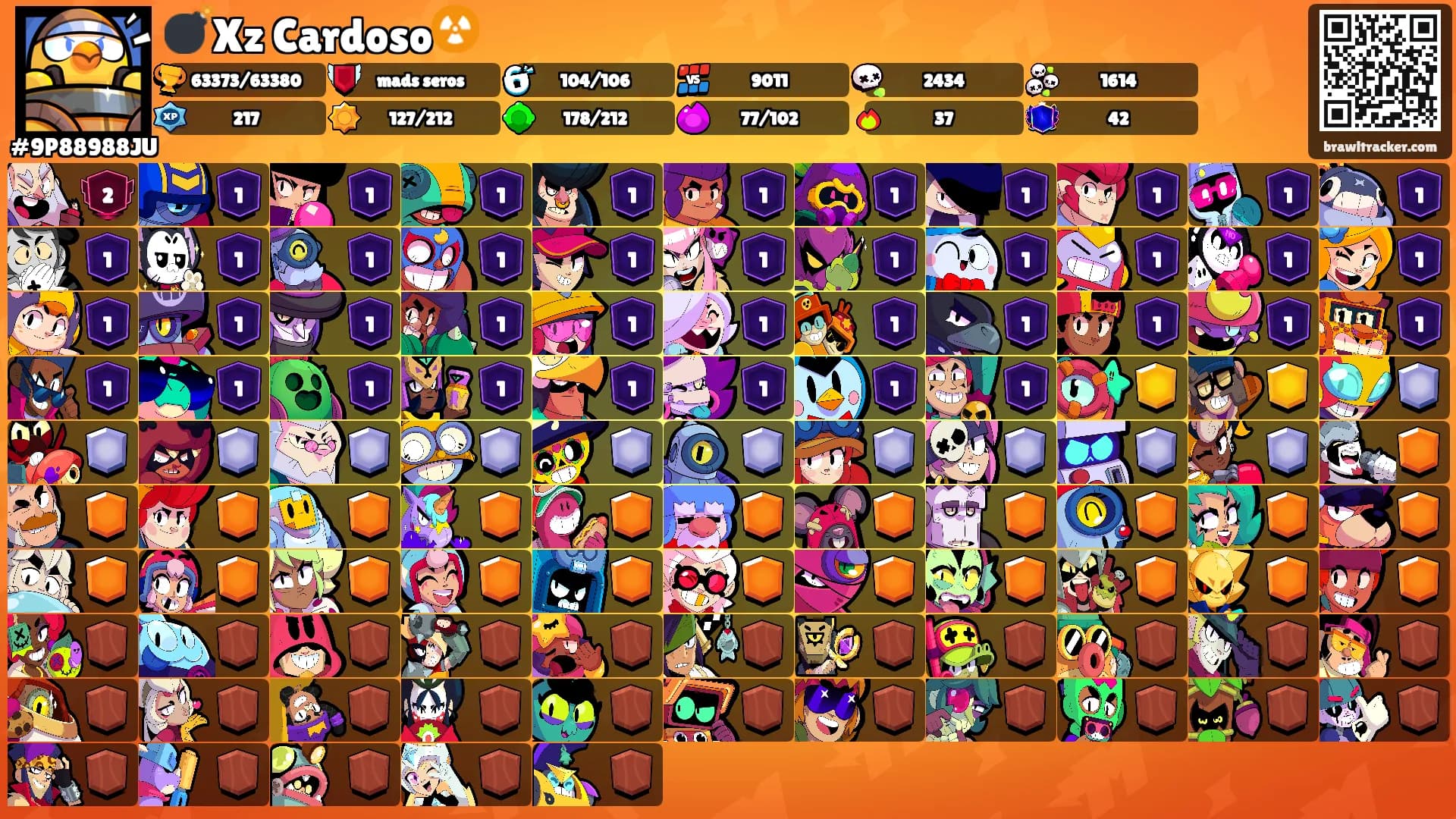 💣Xz Cardoso☢️'s Ranks