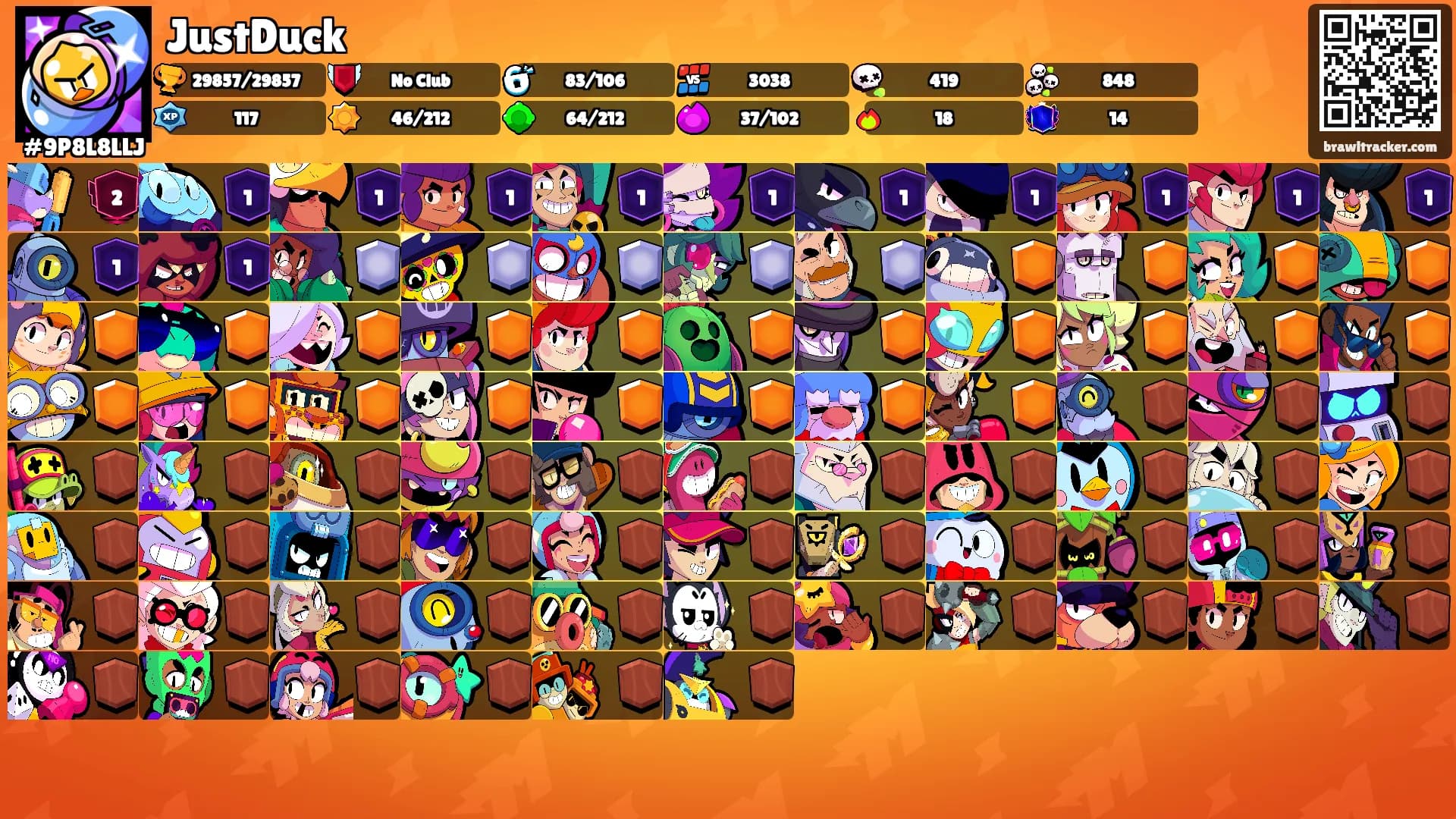 JustDuck's Ranks