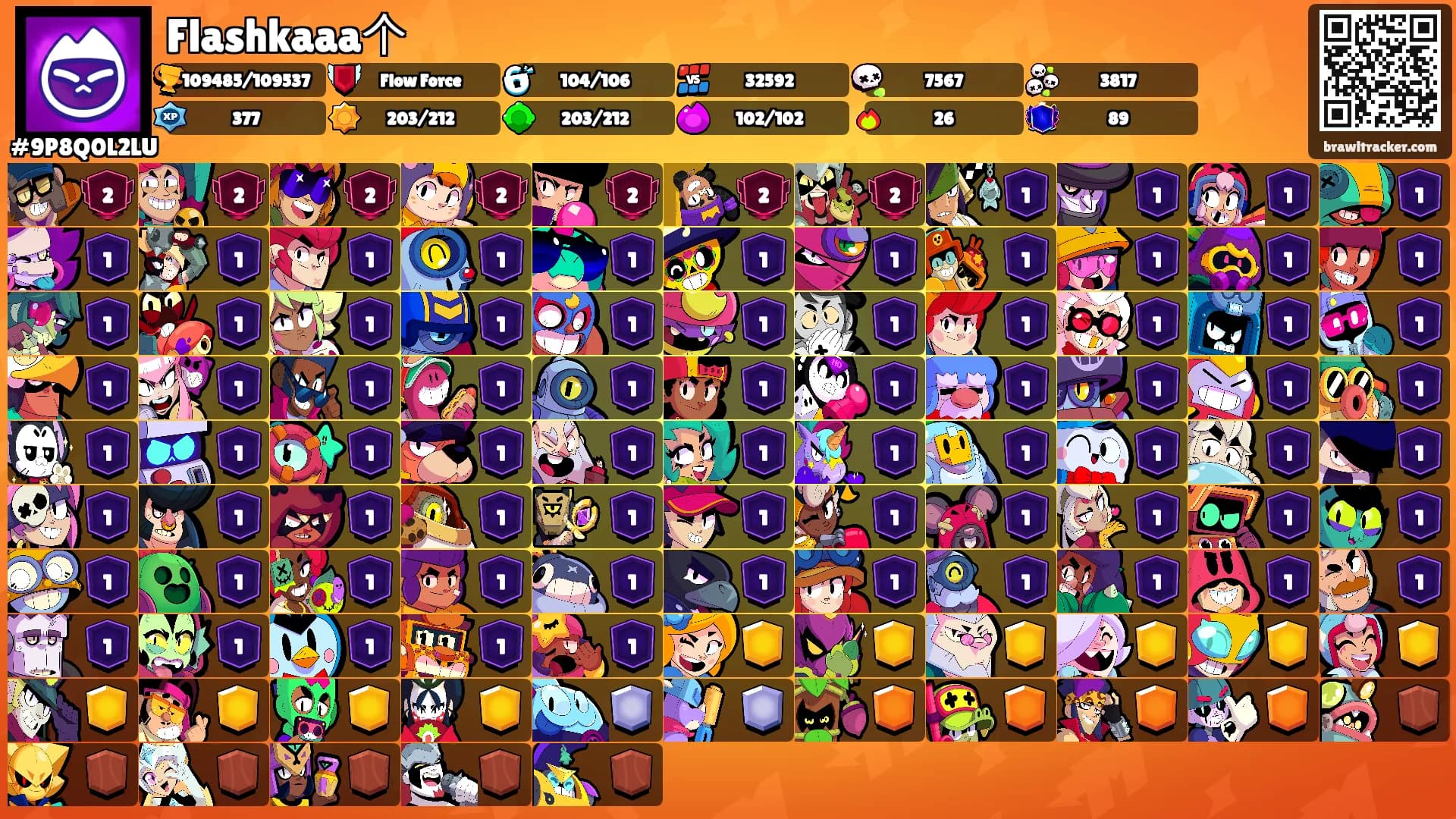 Flashkaaa个's Ranks