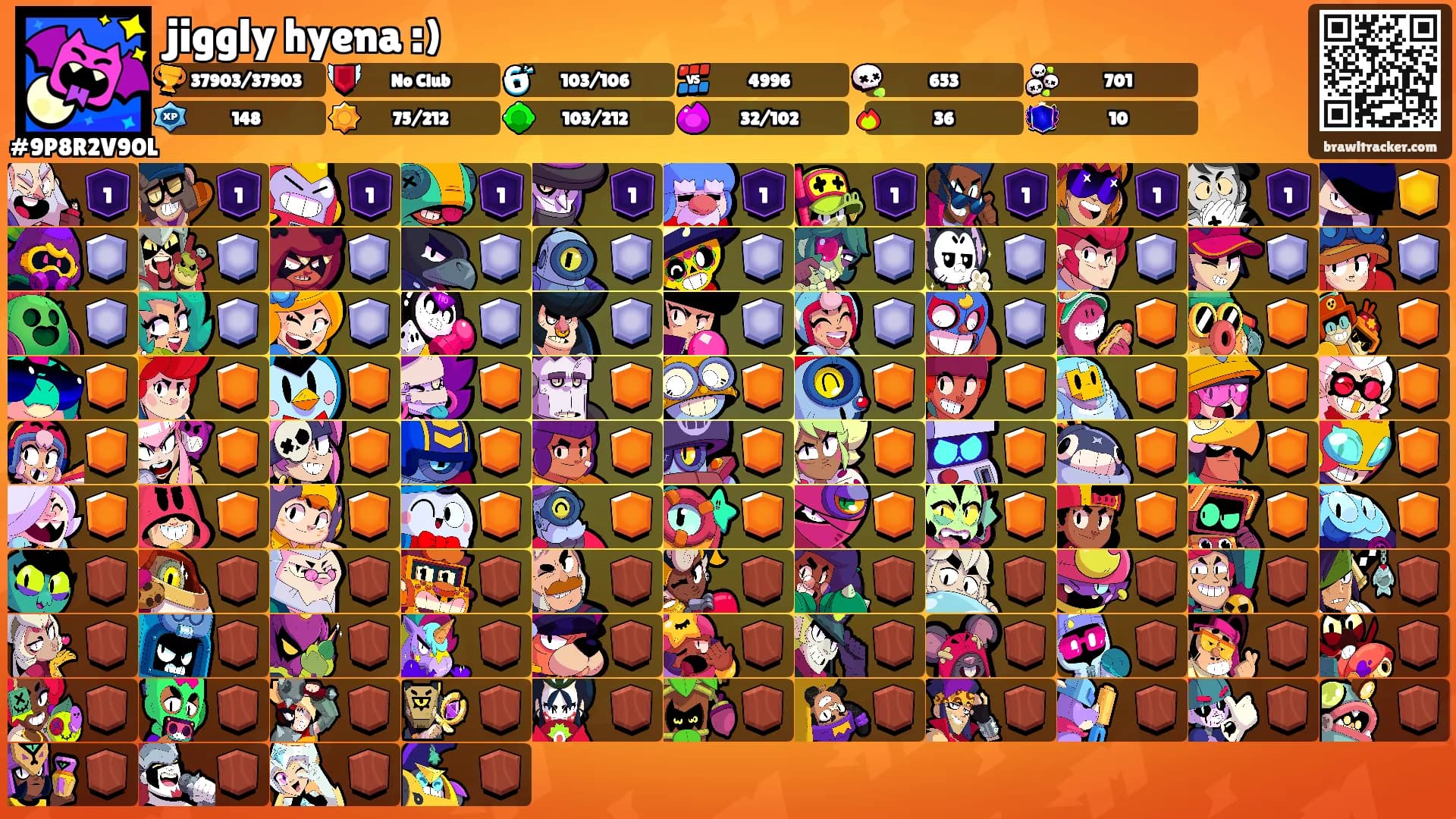 jiggly hyena :)'s Ranks
