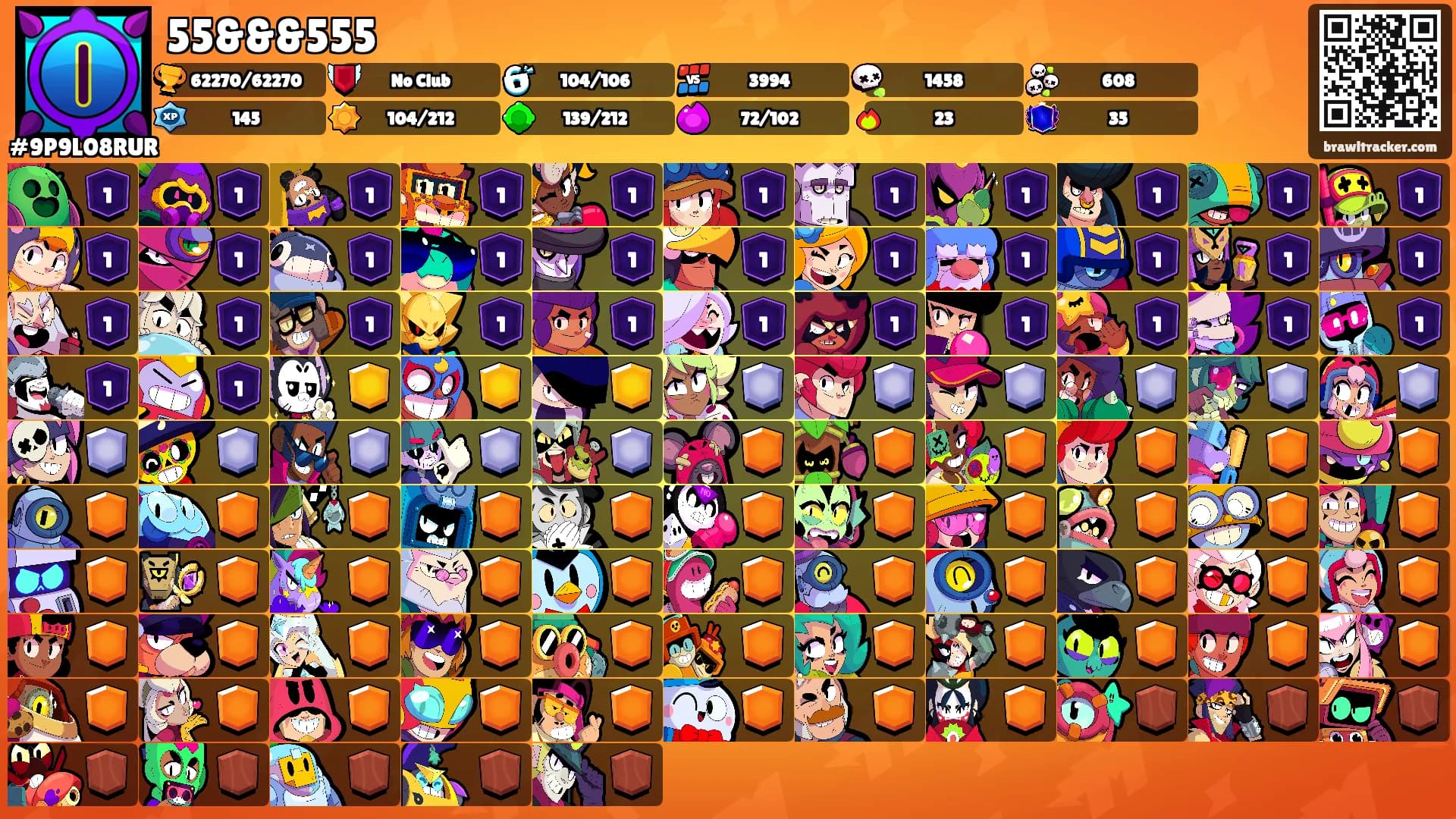 55&&&555's Ranks