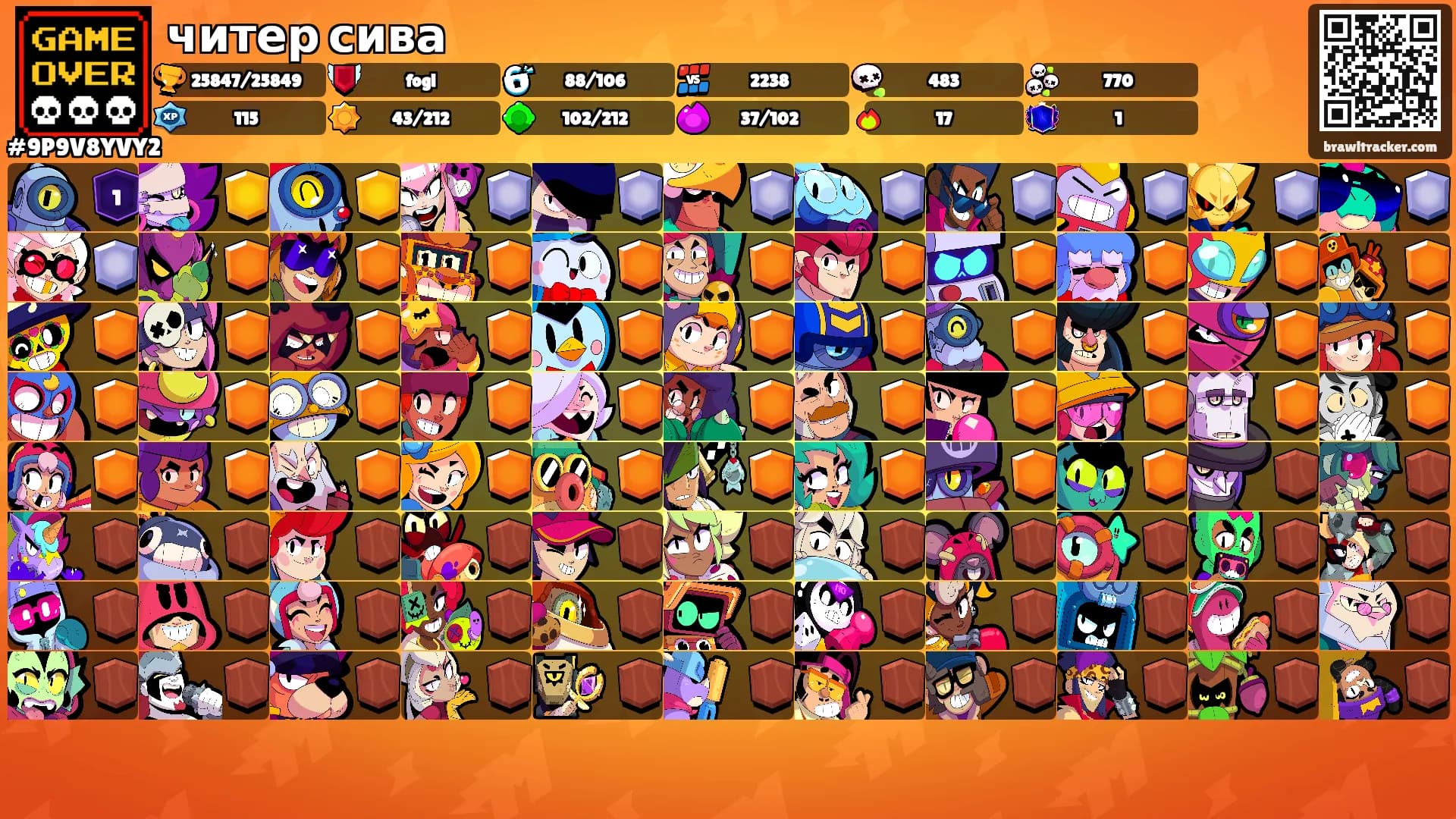 читер сива's Ranks