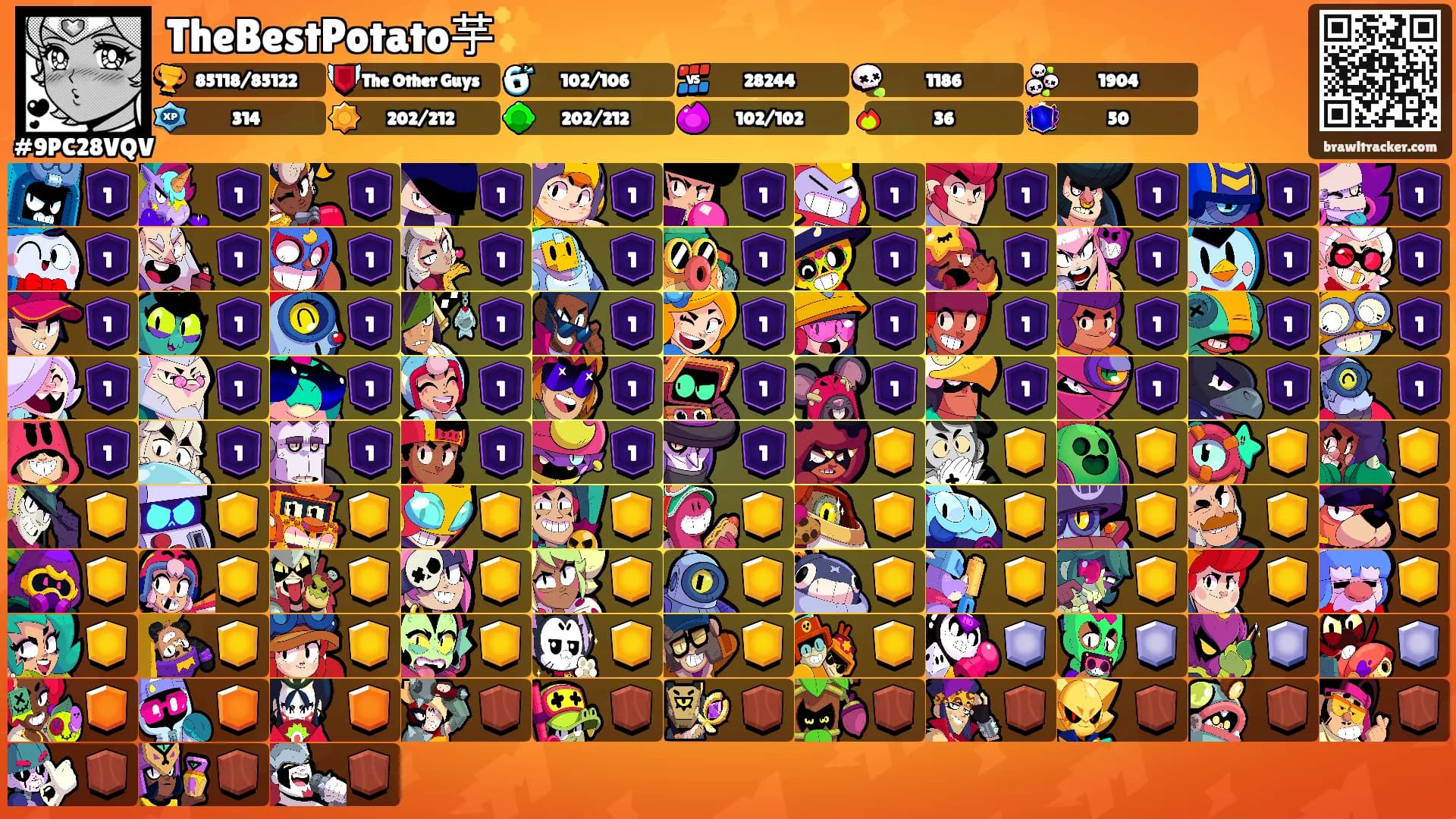 TheBestPotato芋✨'s Ranks
