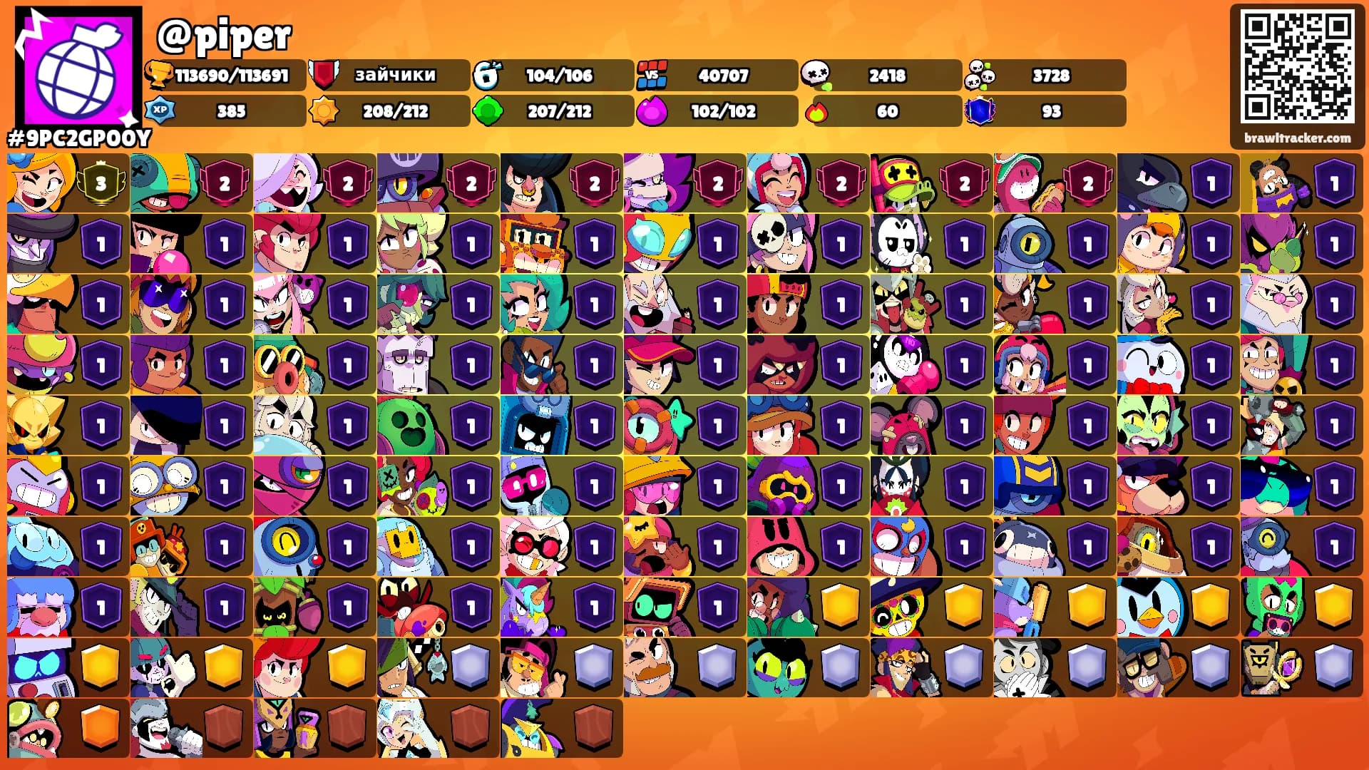 @piper's Ranks