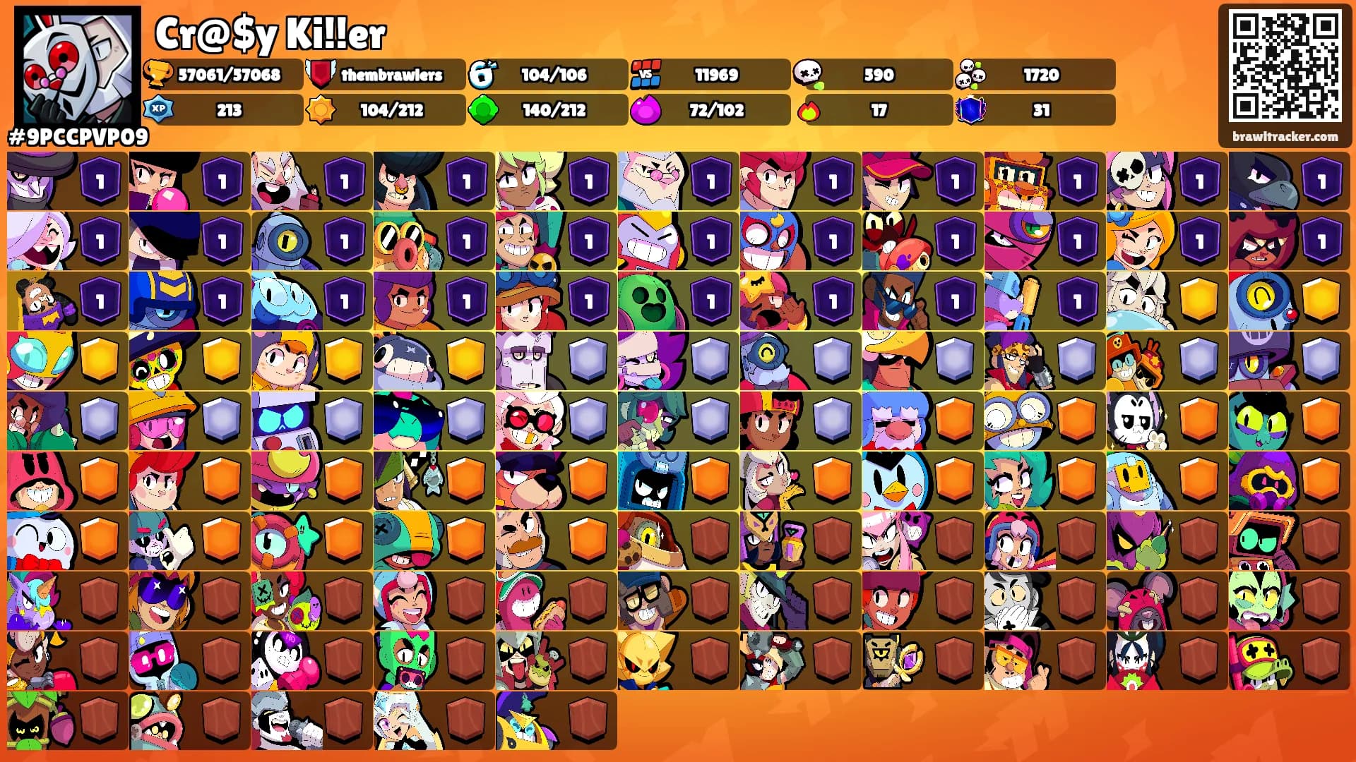 Cr@$y Ki!!er's Ranks