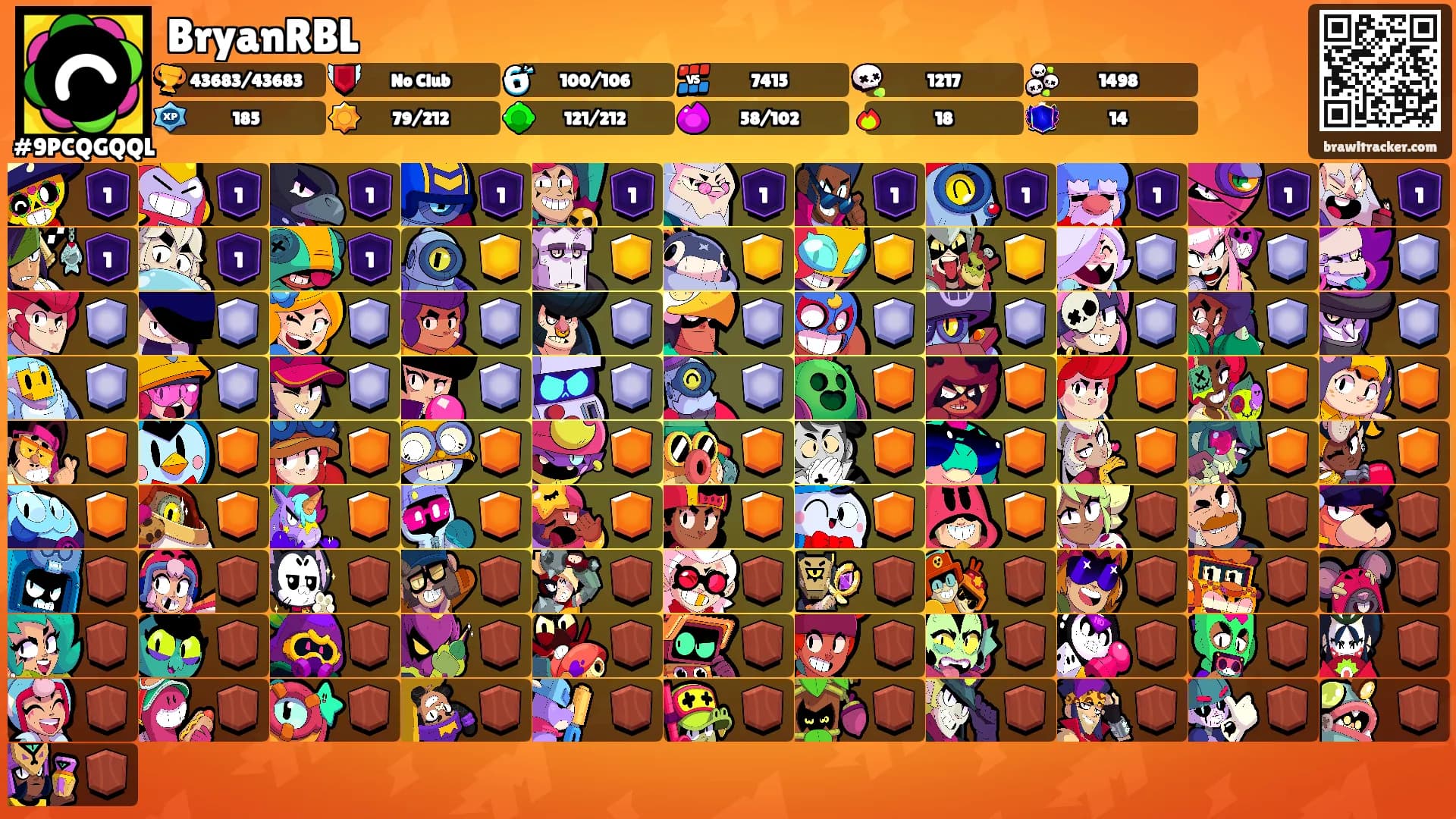 BryanRBL's Ranks