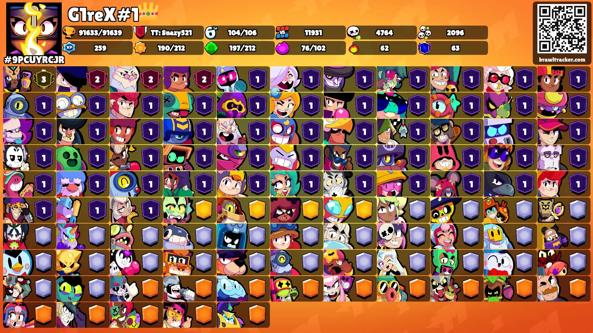 G1reX#1👑's Ranks