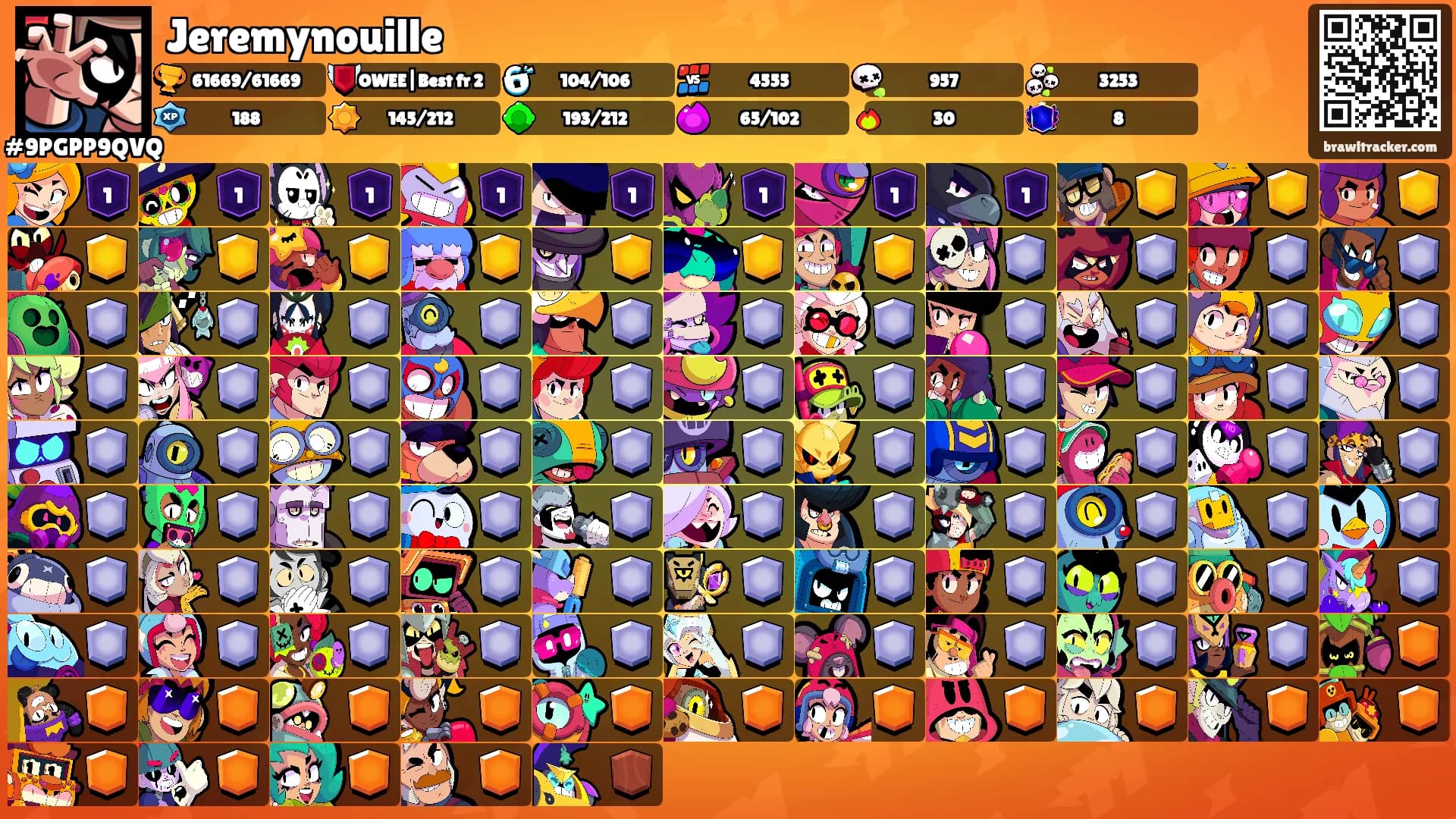 Jeremynouille's Ranks