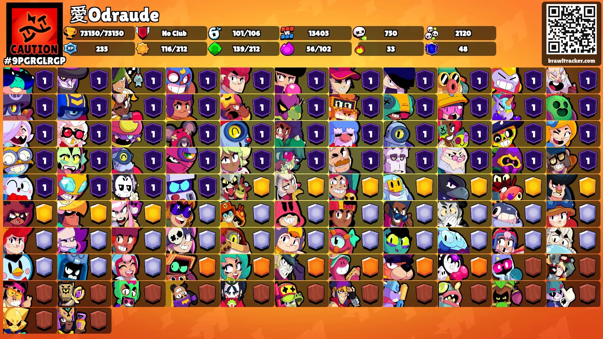 愛Odraude's Ranks