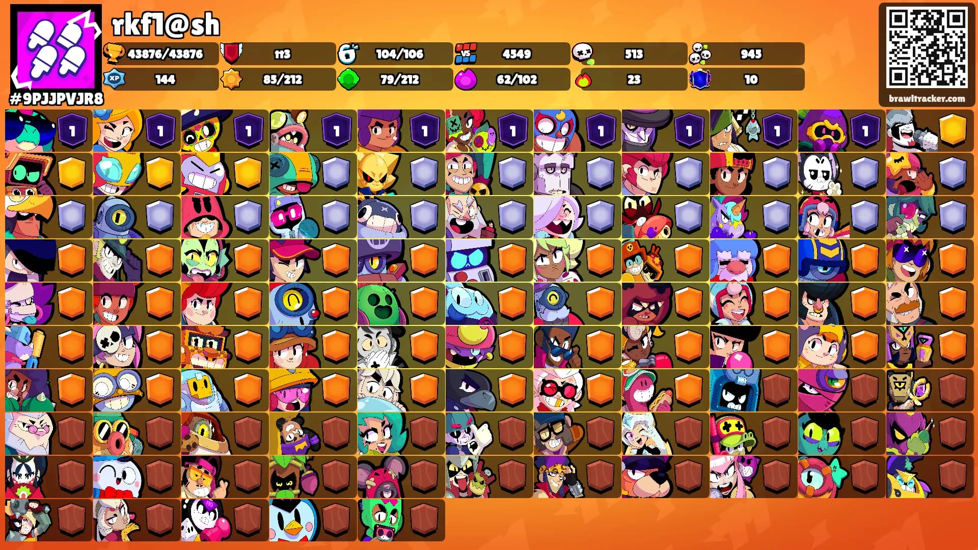 rkf1@sh's Ranks