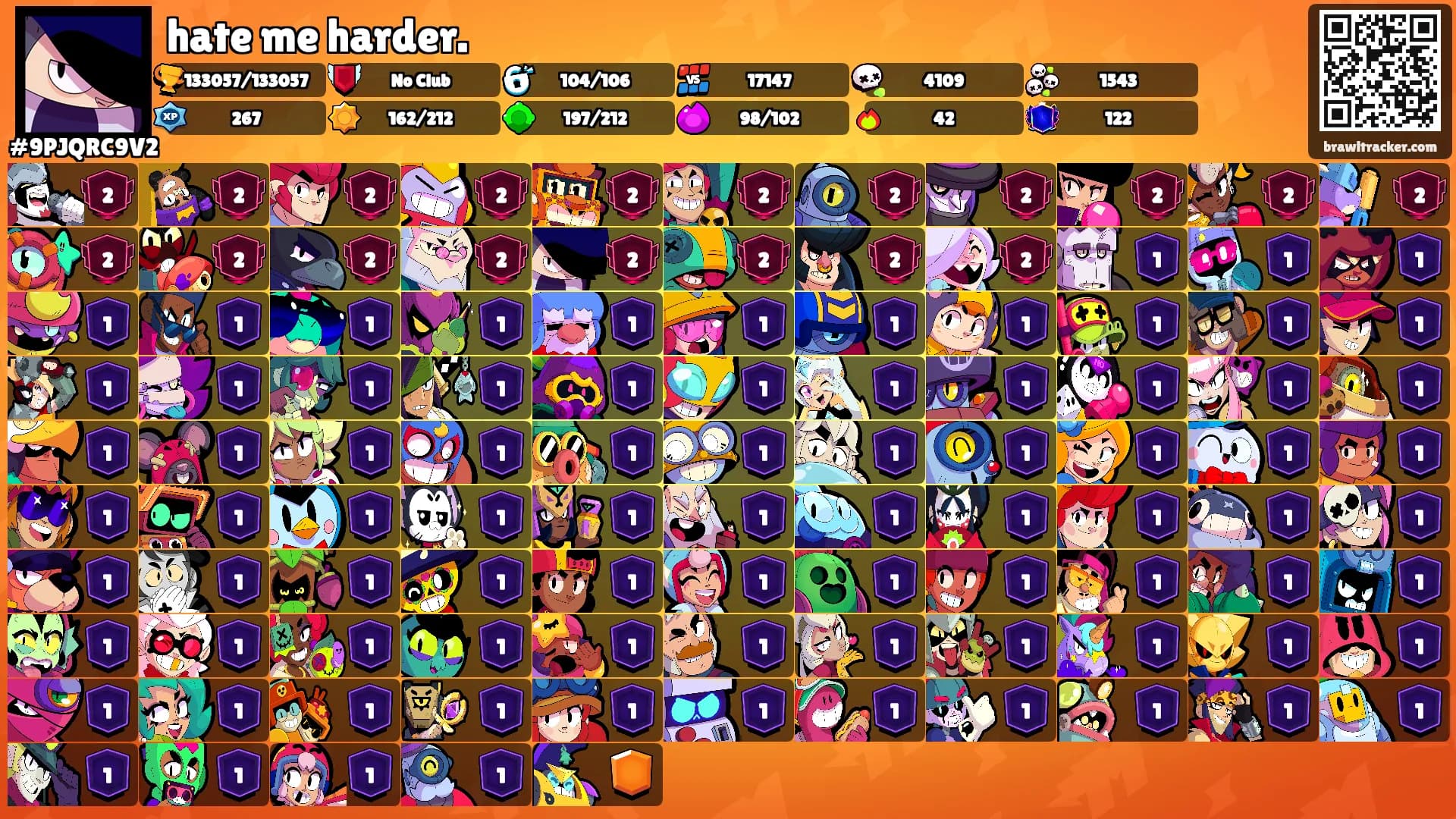 hate me harder.'s Ranks