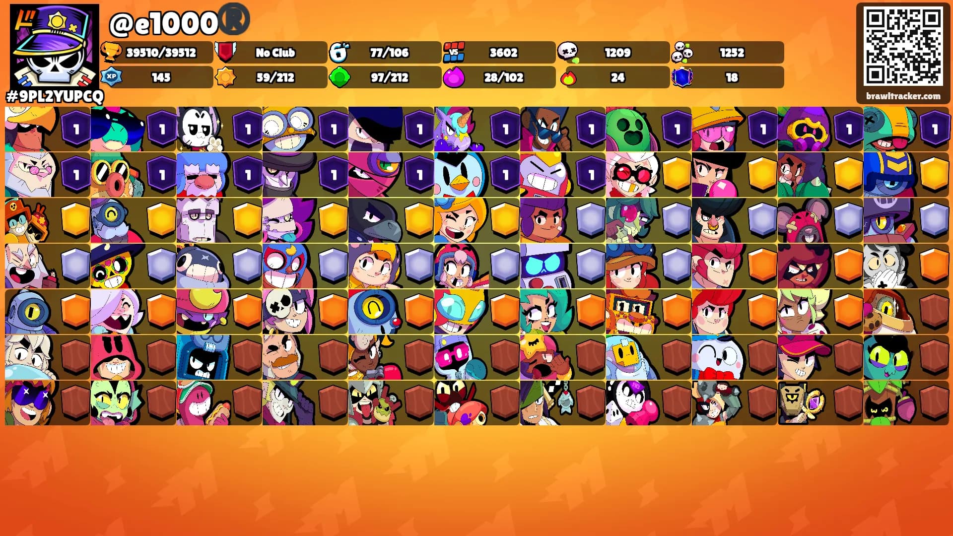 @e1000®️'s Ranks