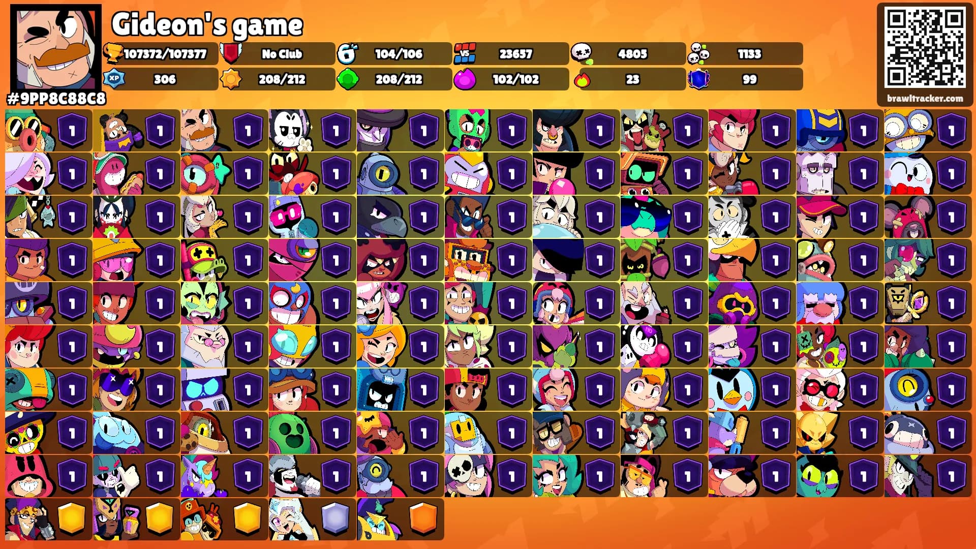 Gideon's game's Ranks