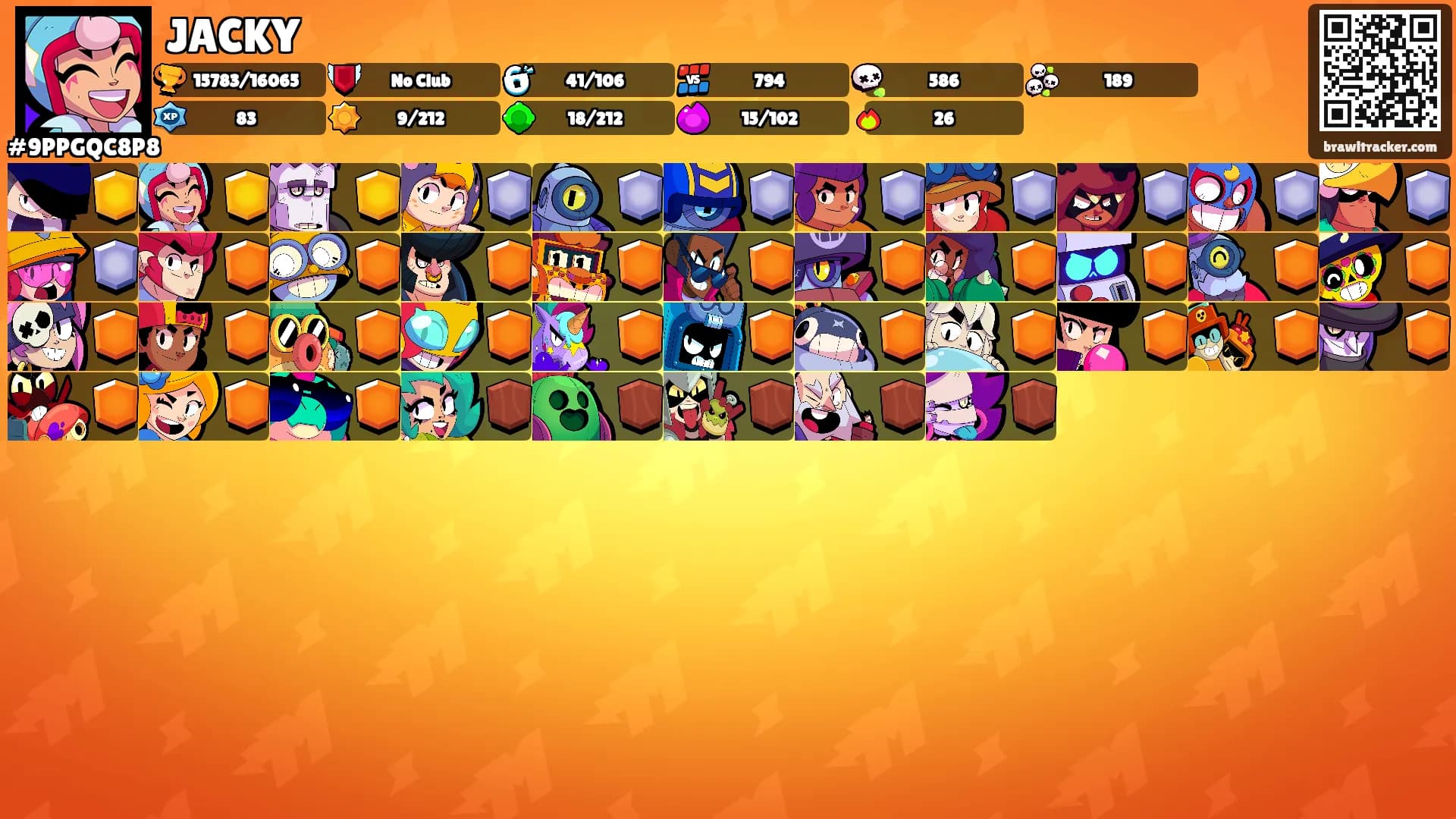 JACKY's Ranks