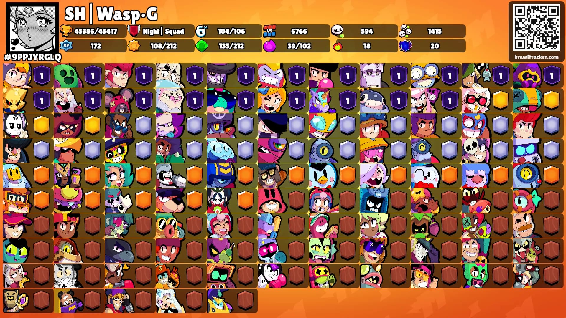 SH|Wasp•G's Ranks
